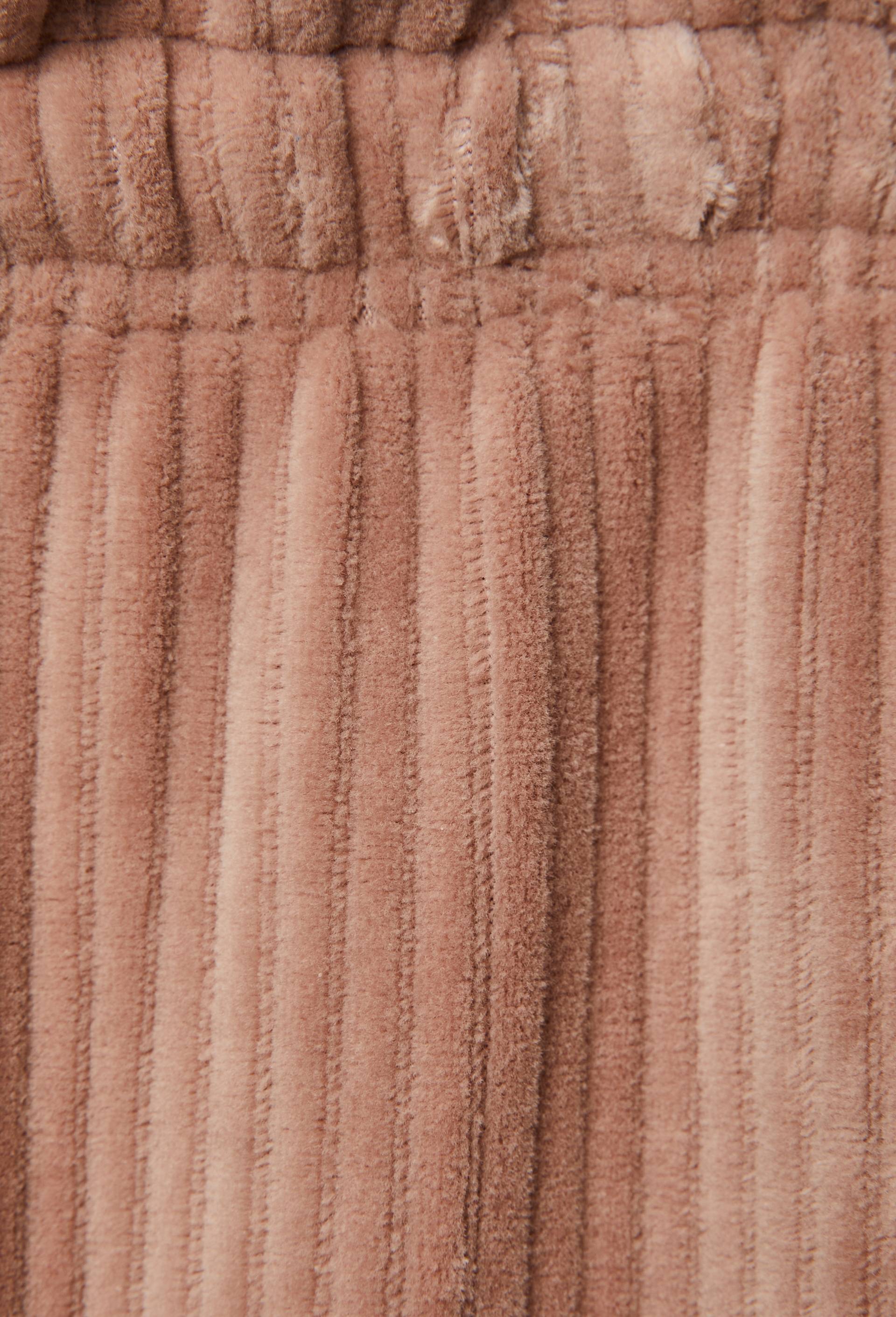 Pantalon taille &eacute;lastique en velours maille uni contenant du coton, Rose, large image number 5