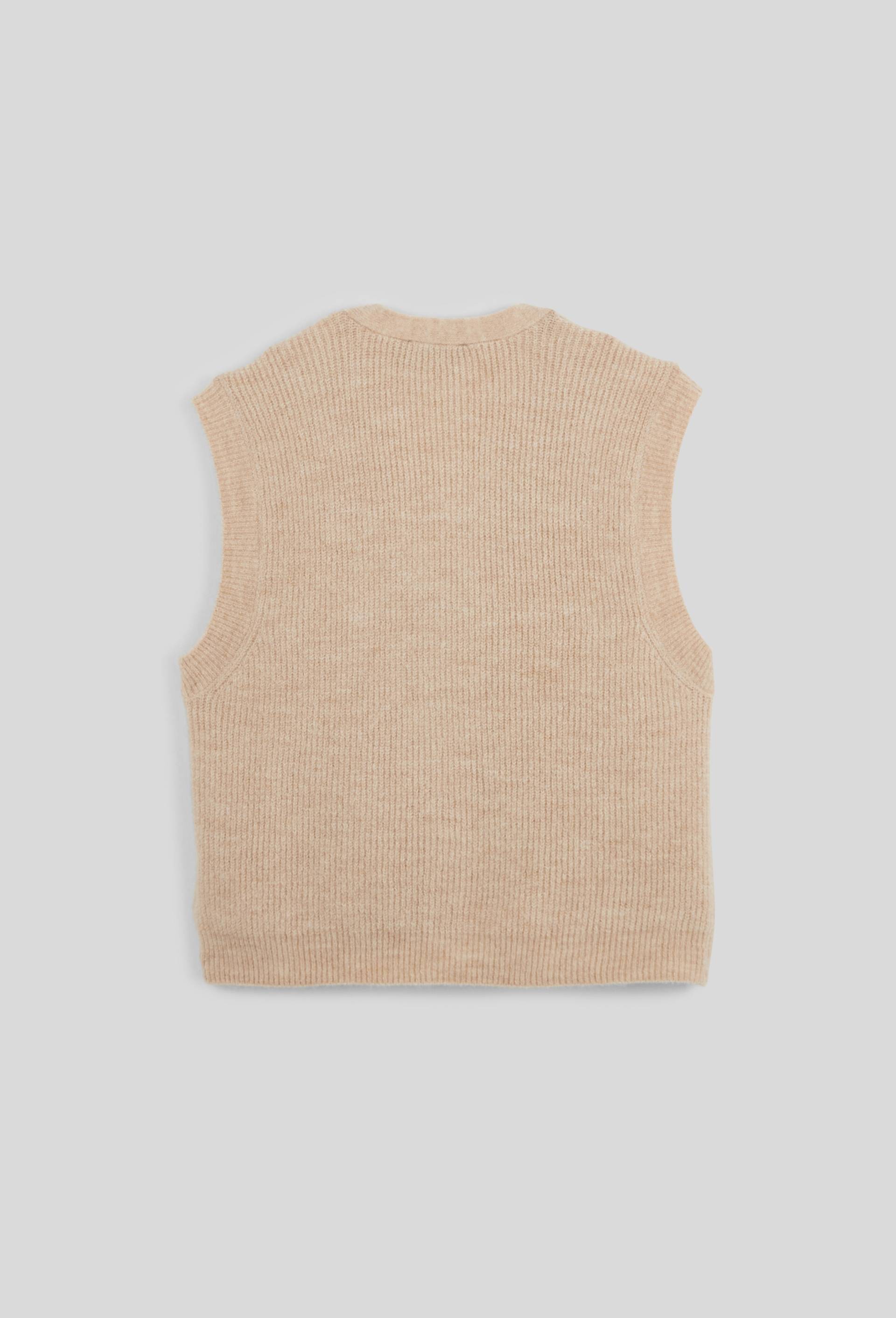 Cardigan sans manches, Beige, large image number 3