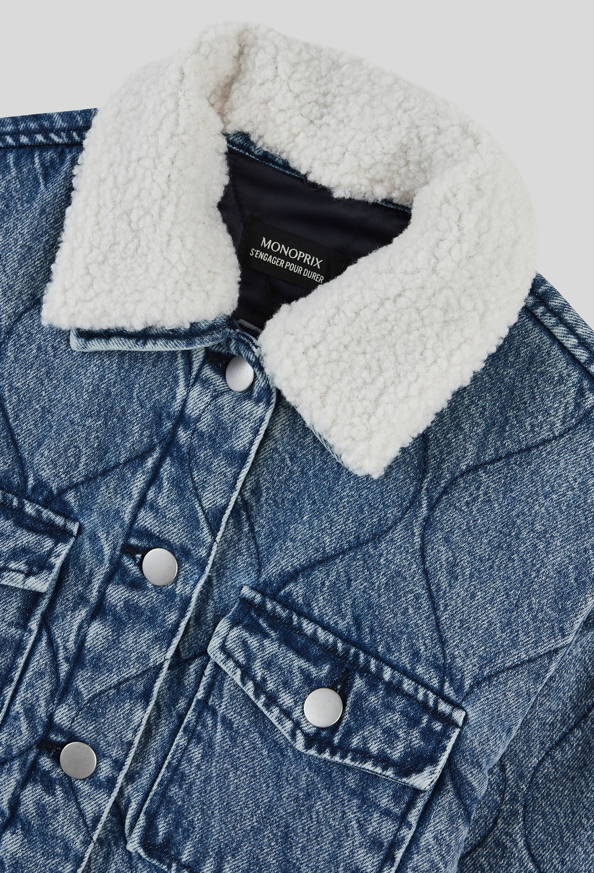 Denim Veste Col Sherpa Veste En Jean Levi's Col Sherpa/Trucker