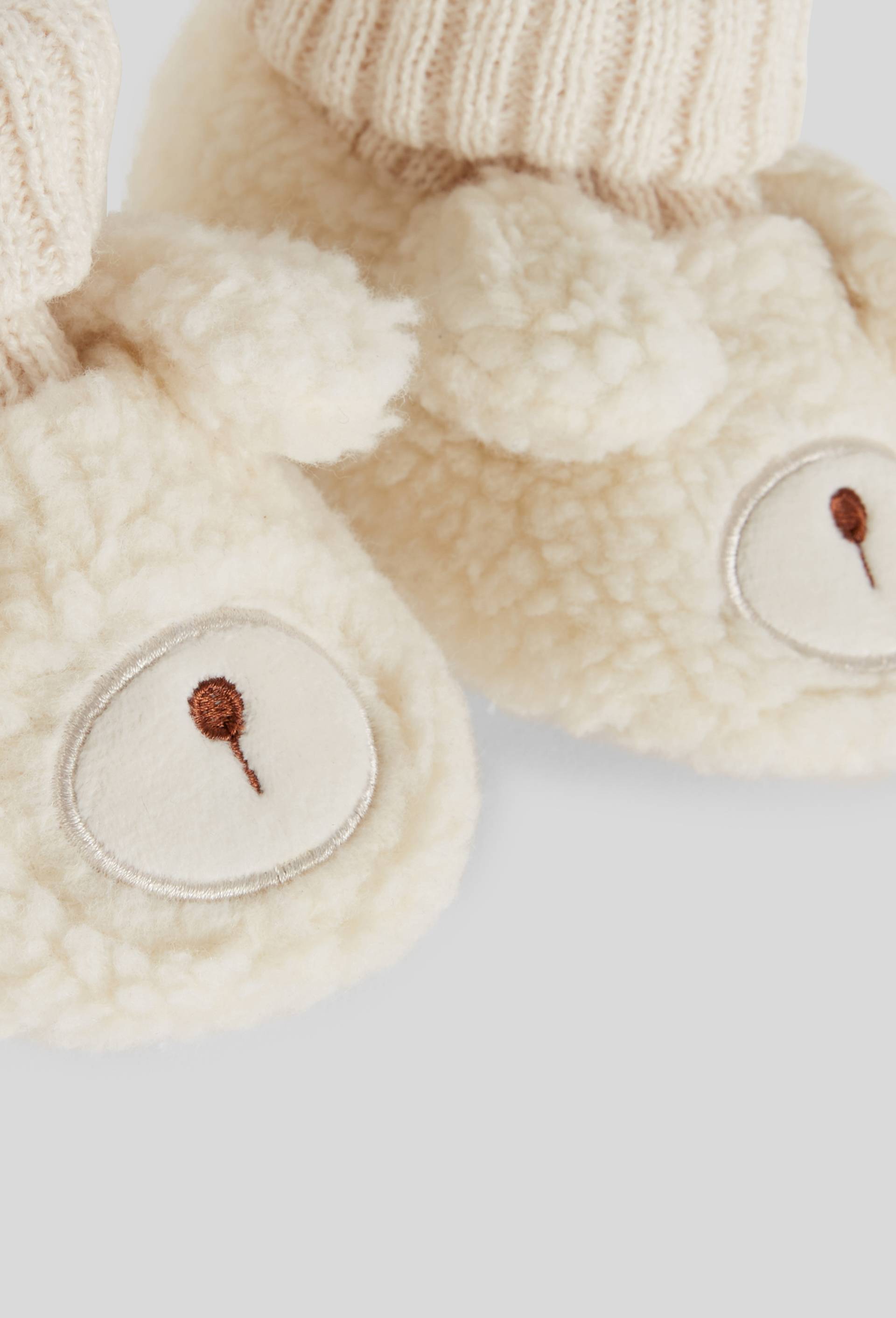 Chausson chaussette animal, Beige clair, large image number 2.0