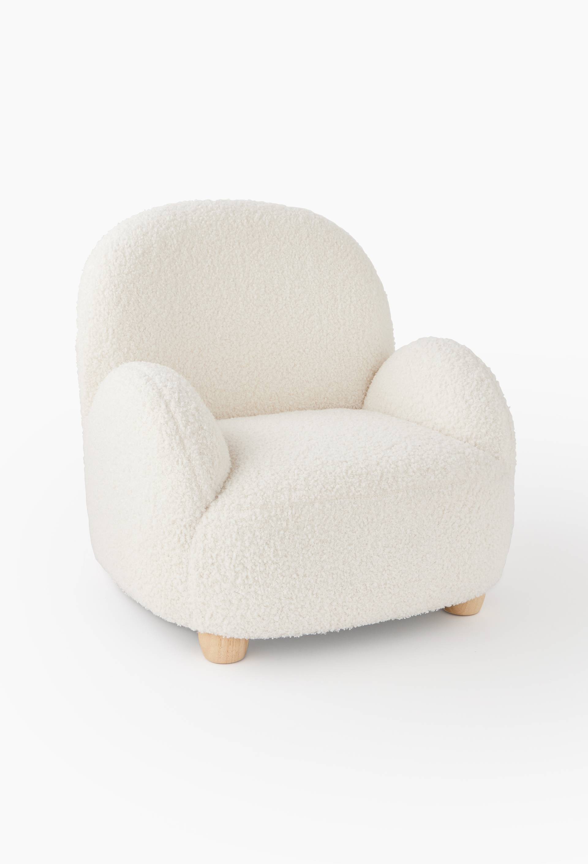 Fauteuil enfant, 50X39,4X44cm, polyester ECRU MONOPRIX