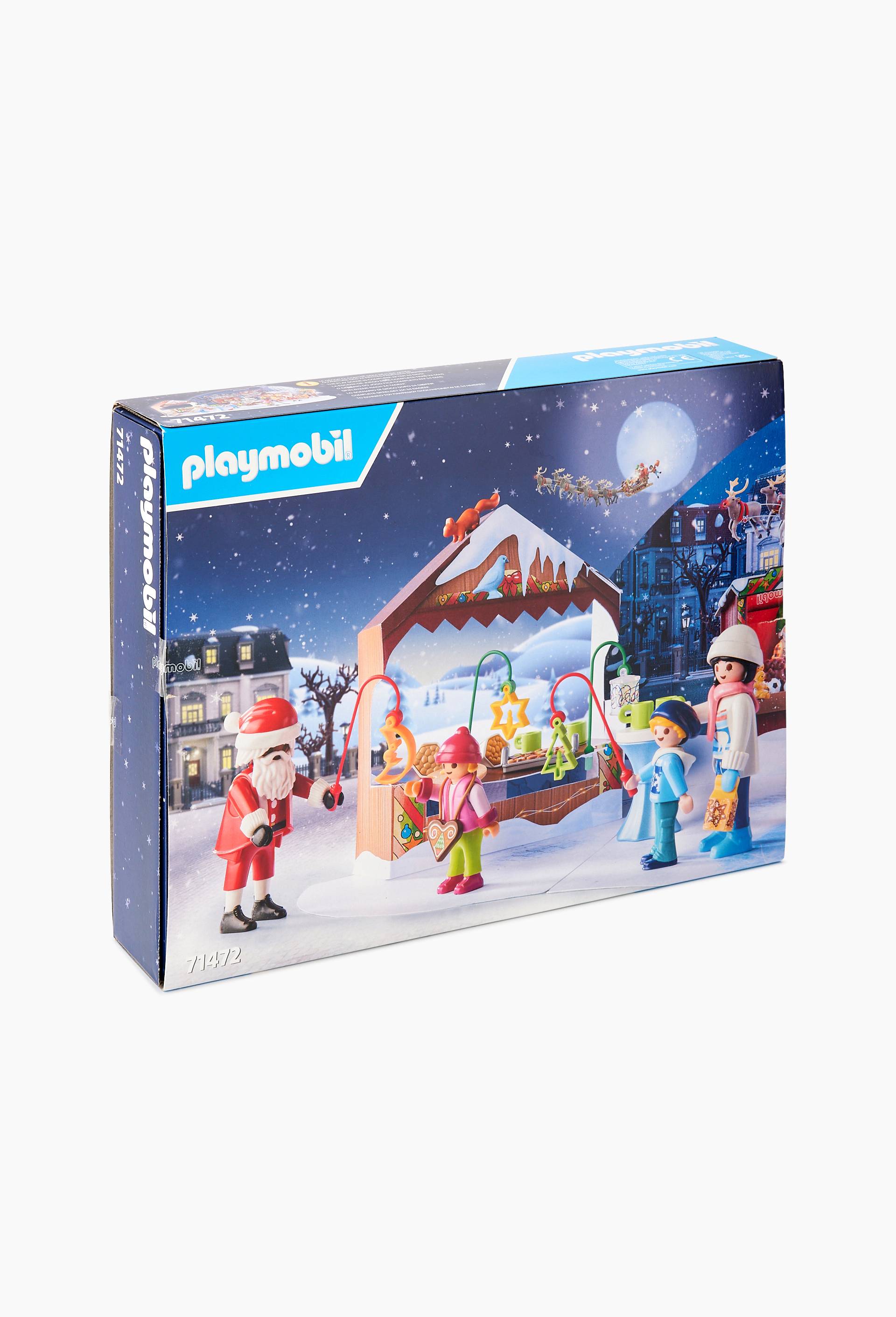 71472 - Calendrier de l'Avent Marché de Noël Playmobil, Multicolore, large image number 0