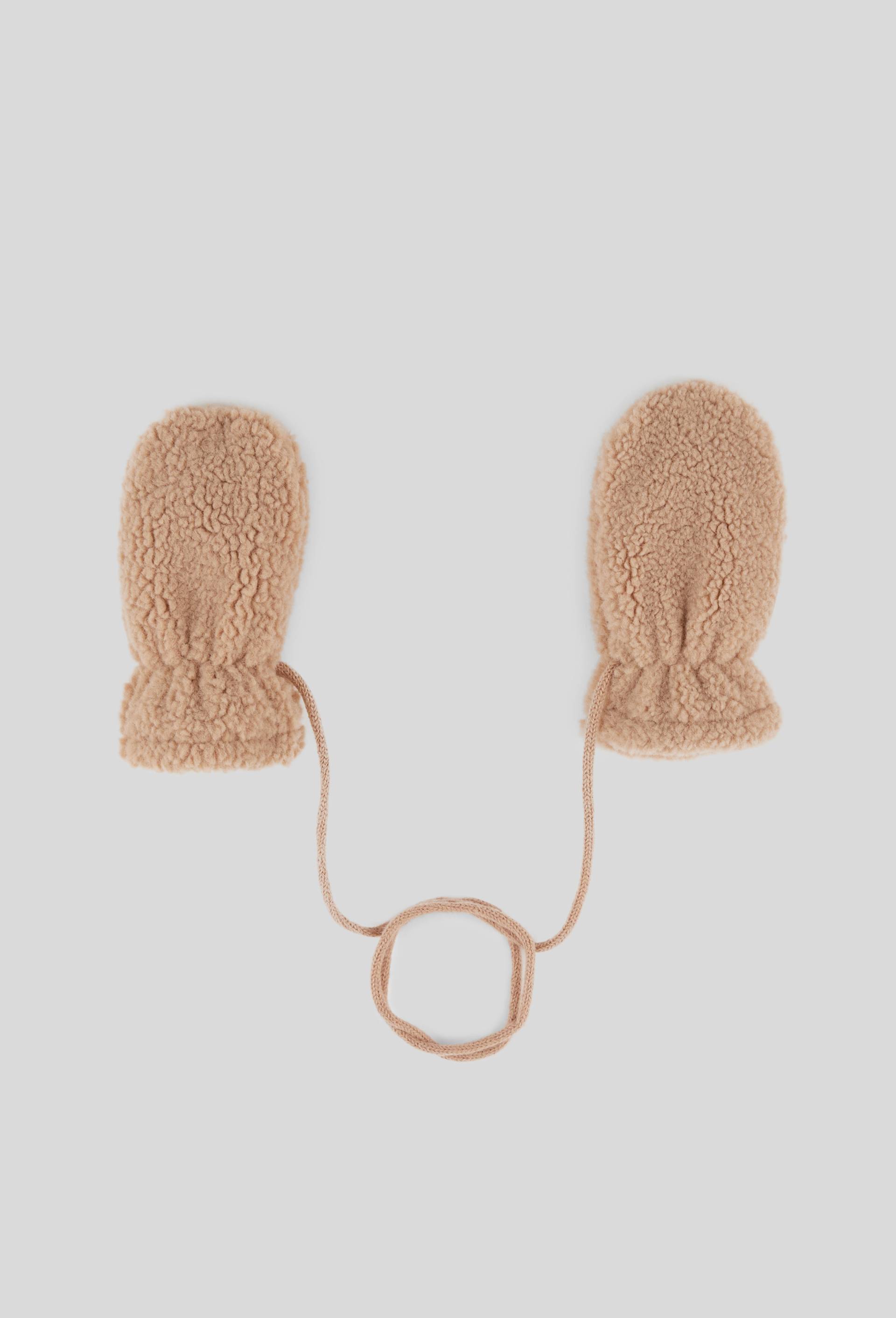 Moufles en sherpa, Brun clair, large image number 0