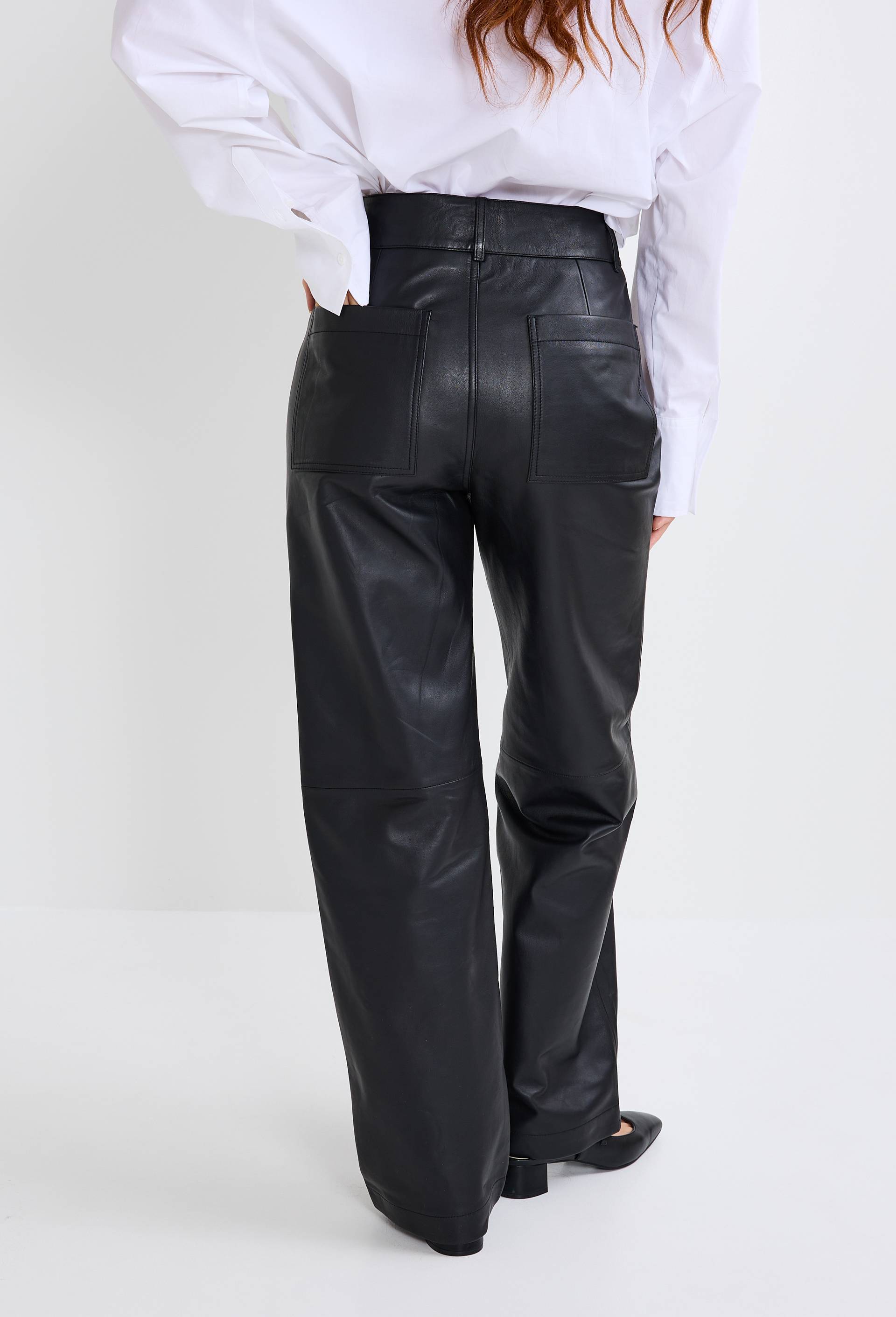 Simili Cuir Manteau Ã©vasÃ© Grande Taille Robe Trapèze Simili Cuir