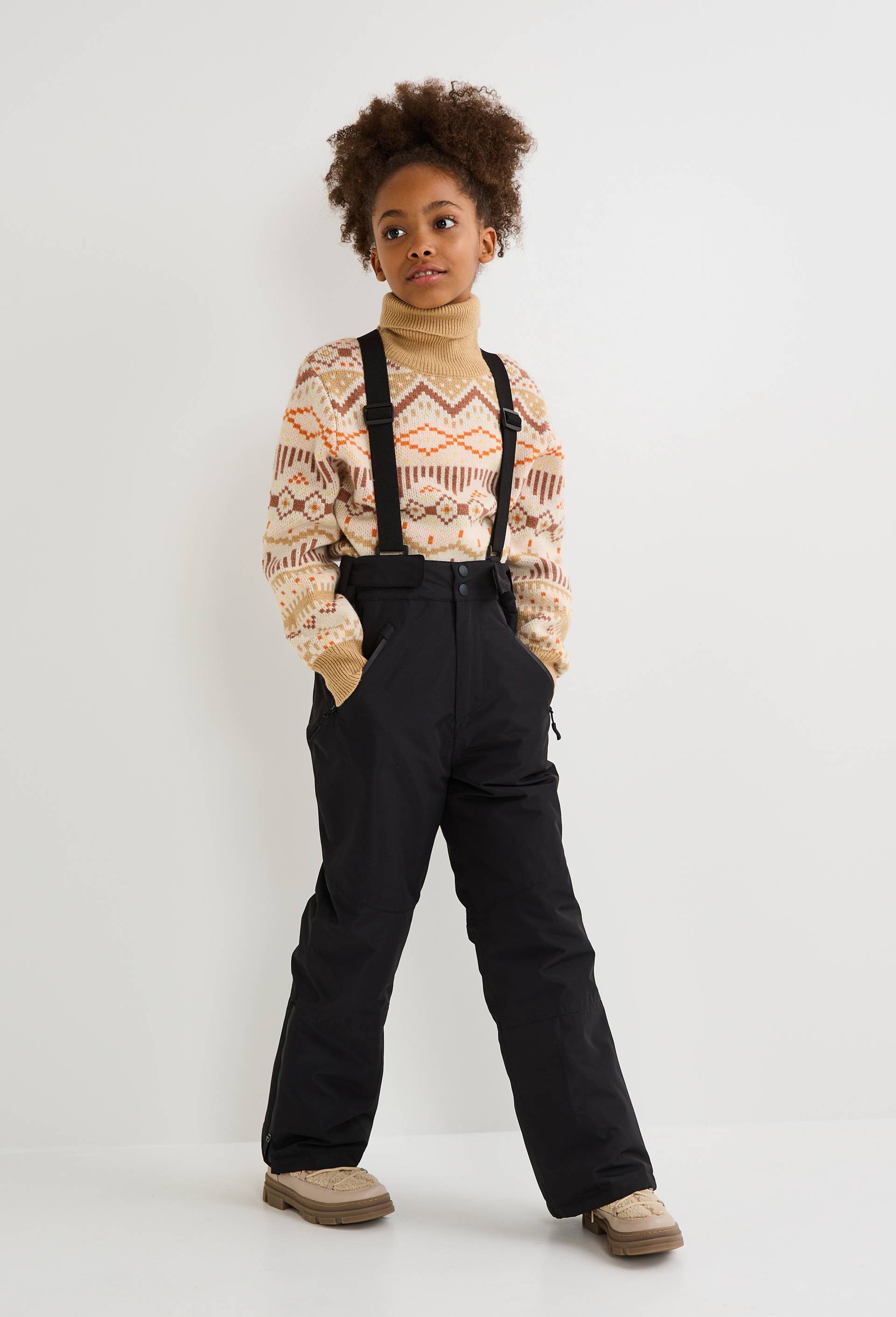 Combinaison De Ski Femme Luxe Costume Deux Pièces Vêtements Étanche D' Alpinisme En Plein Air Pantalon De Ski Alpinisme-Orange - Sport