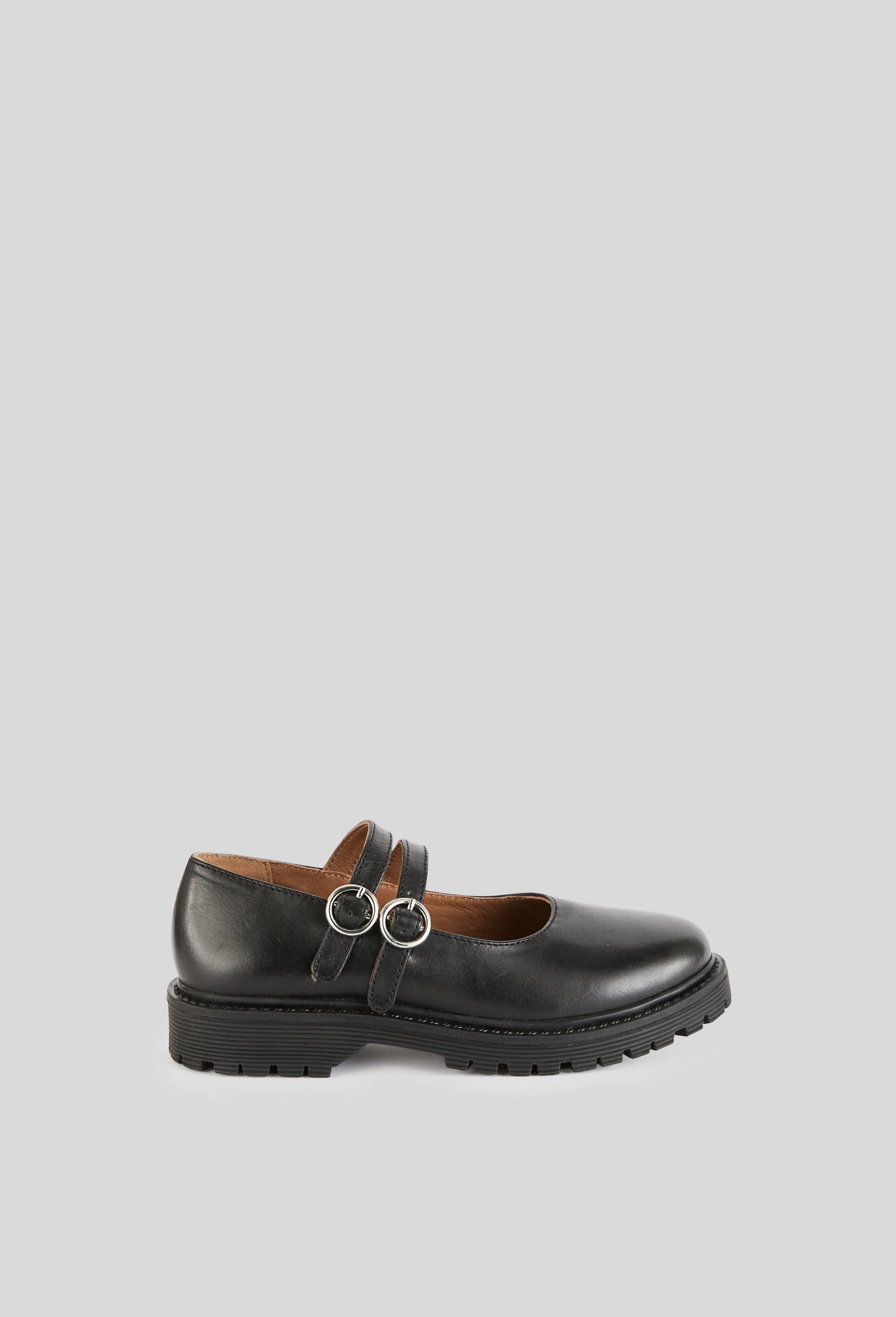 Chaussures enfant cuir, Noir, large image number 0