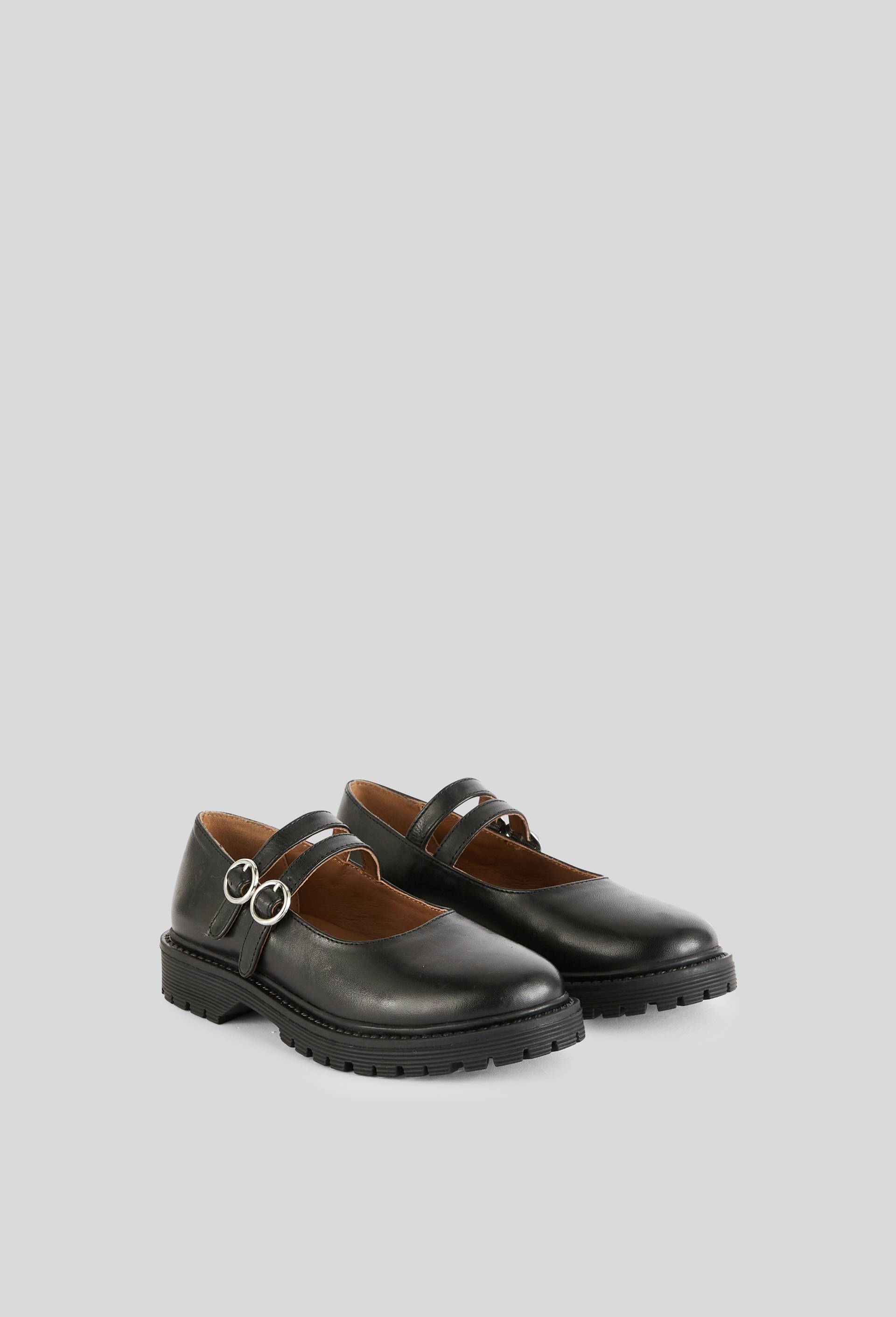 Chaussures enfant cuir, Noir, large image number 1