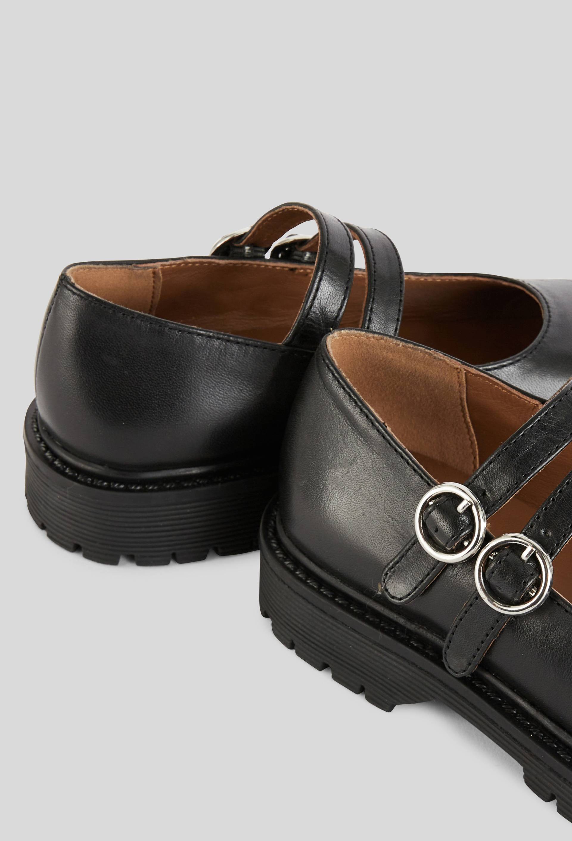 Chaussures enfant cuir, Noir, large image number 2