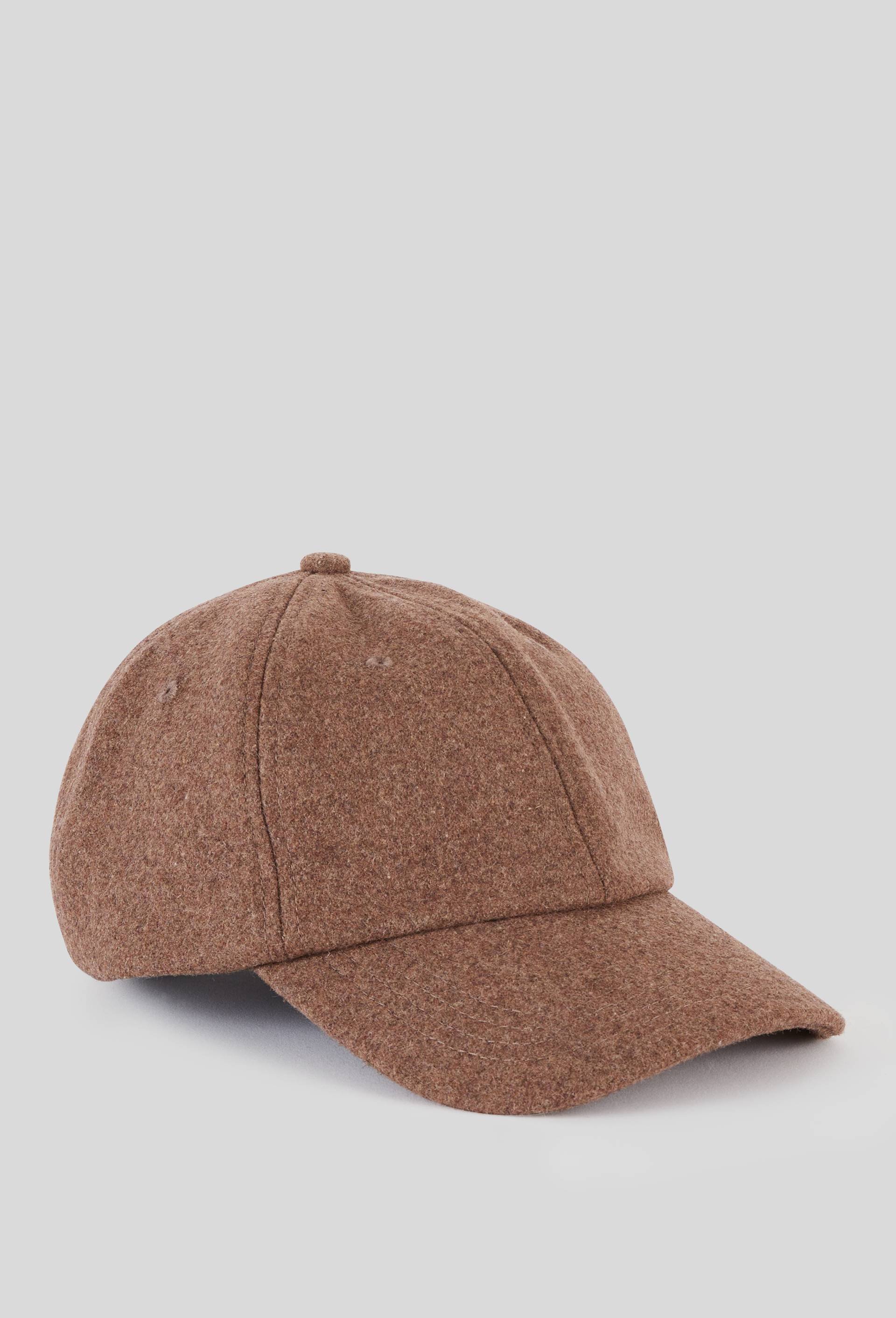 Casquette contenant de la laine, Brun clair, large image number 0
