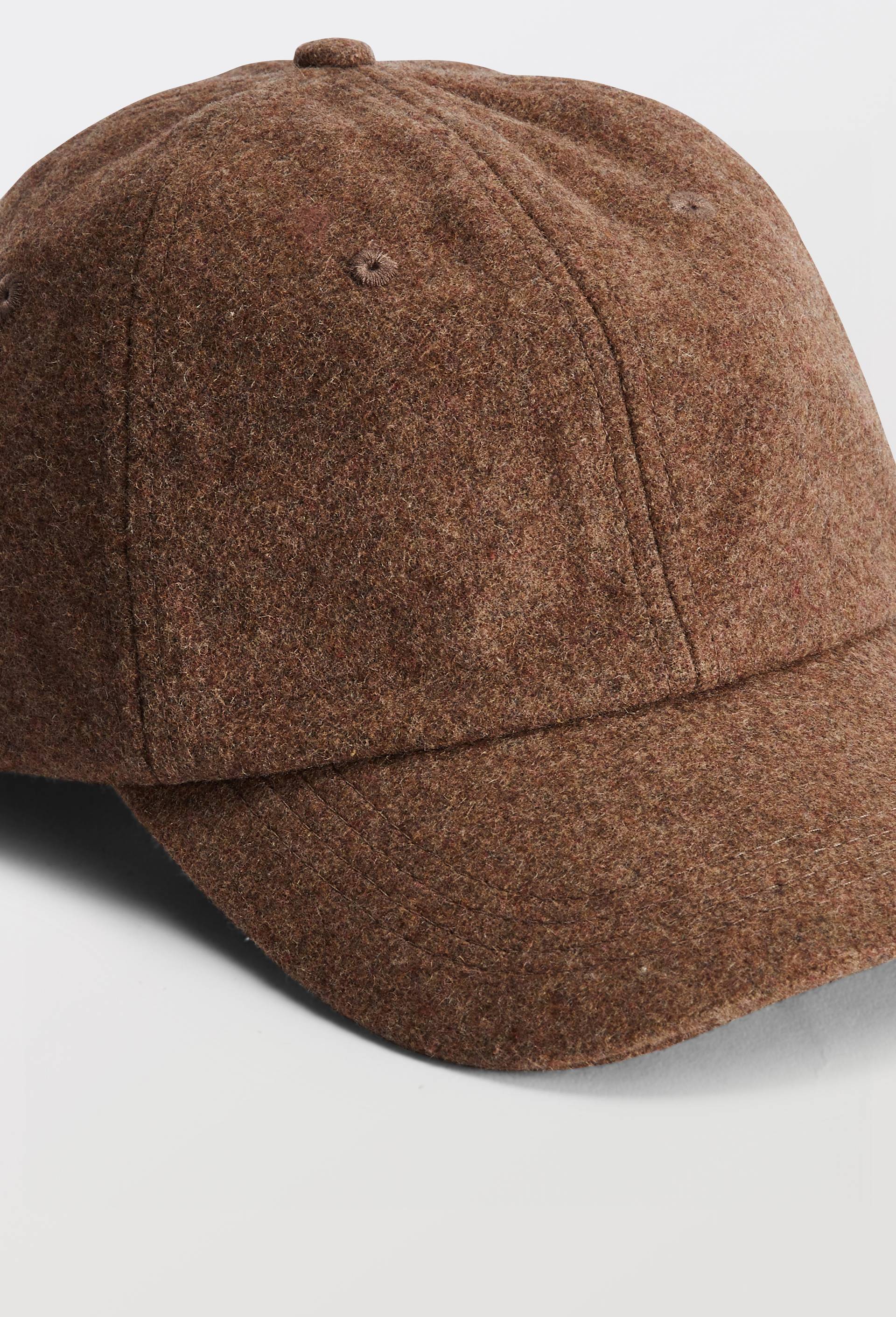 Casquette contenant de la laine, Brun clair, large image number 2.0