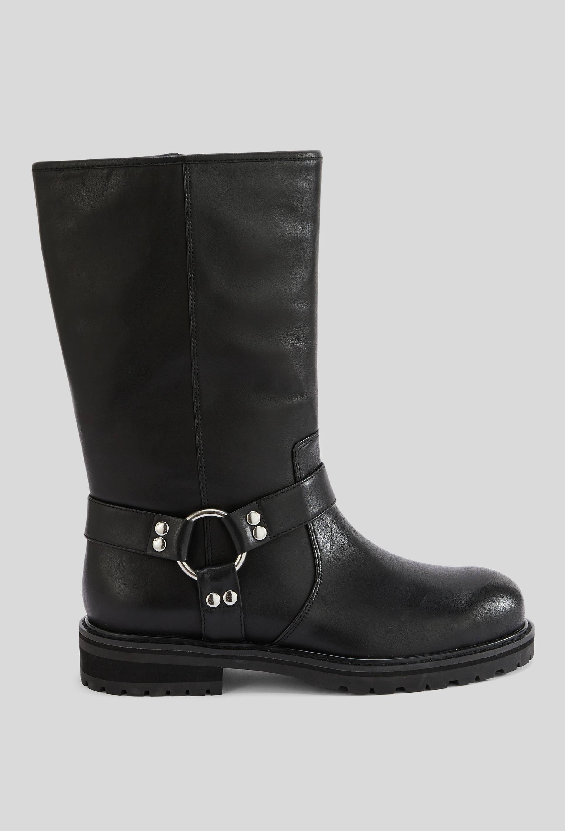 Bottes en cuir, Noir, large image number 0