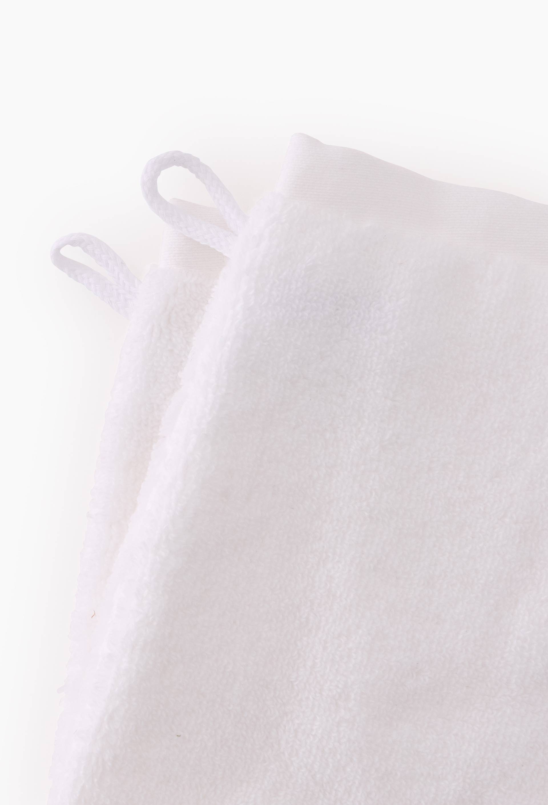 Lot de 2 gants de toilette, en coton BIO GOTS, Blanc, large image number 1