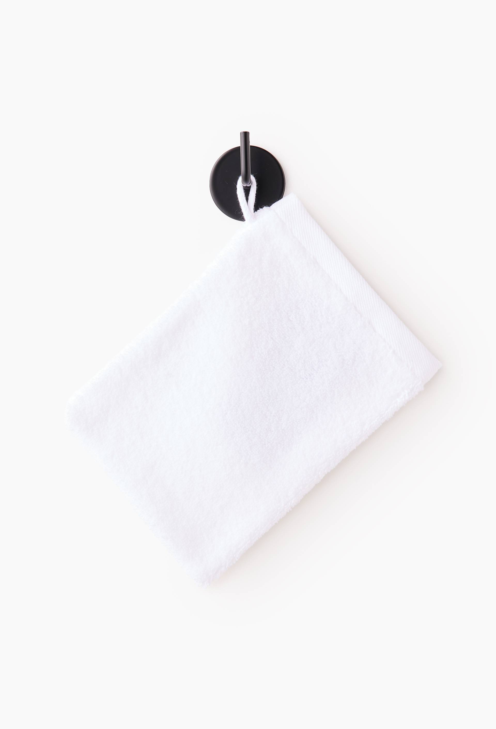 Lot de 2 gants de toilette, en coton BIO GOTS, Blanc, large image number 0.0