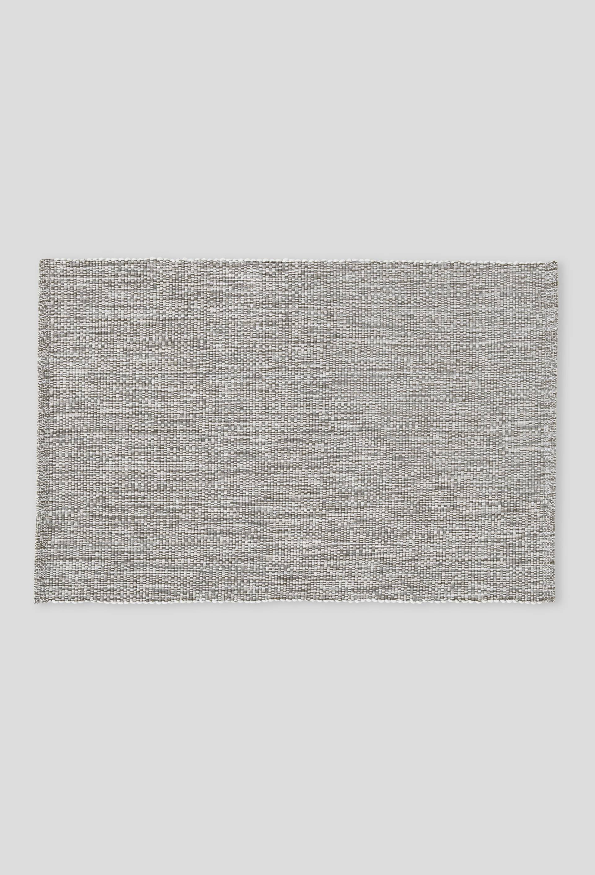 Tapis de bain chin&eacute;, 50x75cm, en coton BIO GOTS, Vert fonc&eacute;, large image number 0