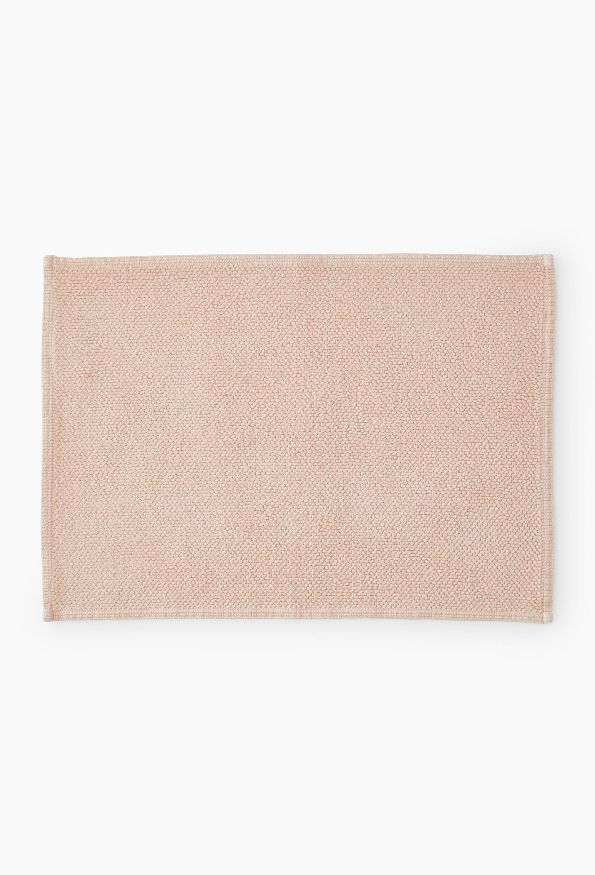 Tapis de bain jacquard, 50x70cm, en coton BIO GOTS, Rose clair, large image number 0.0