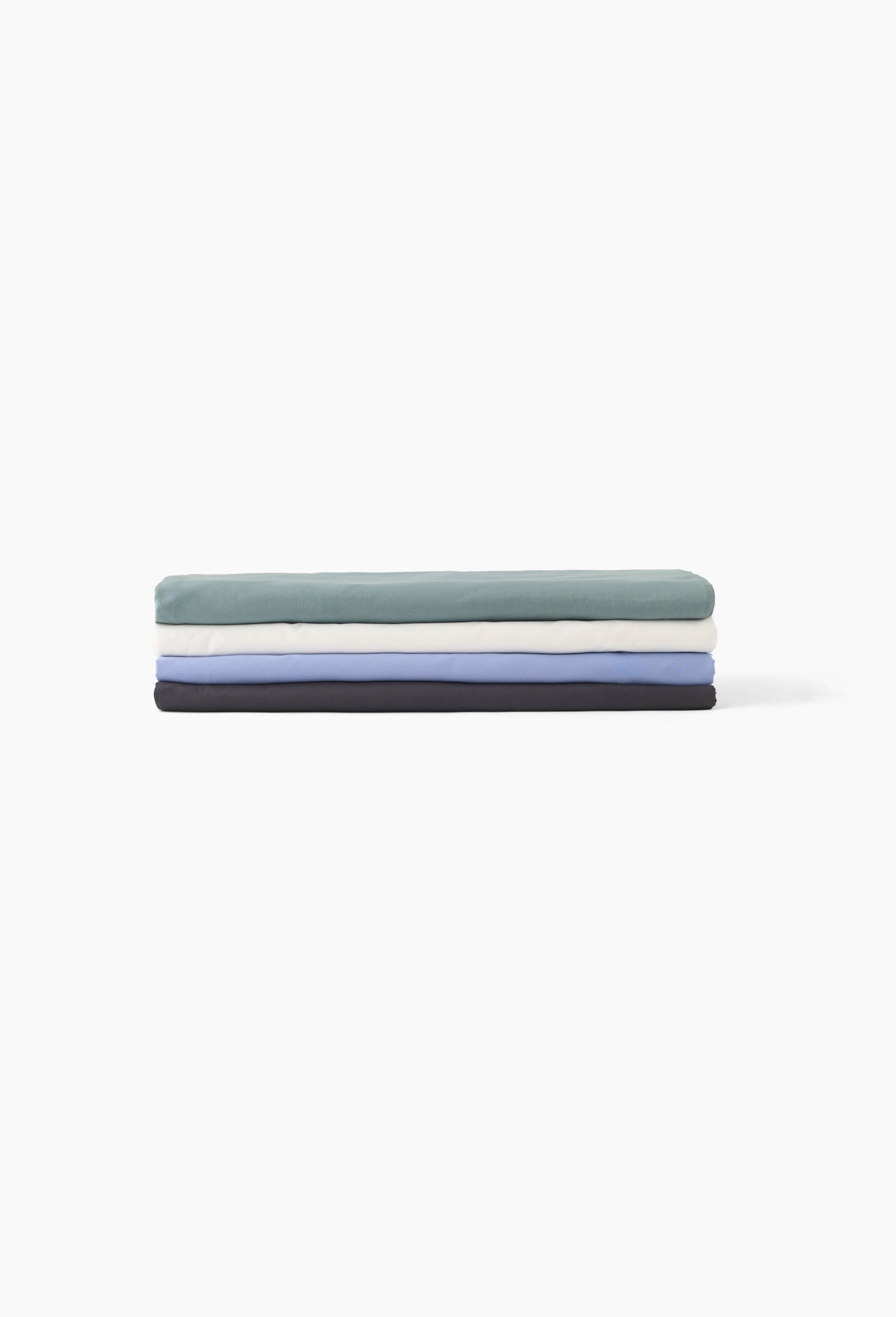 Housse de couette unie, percale de coton, 100% coton bio GOTS, Vert clair, large image number 4