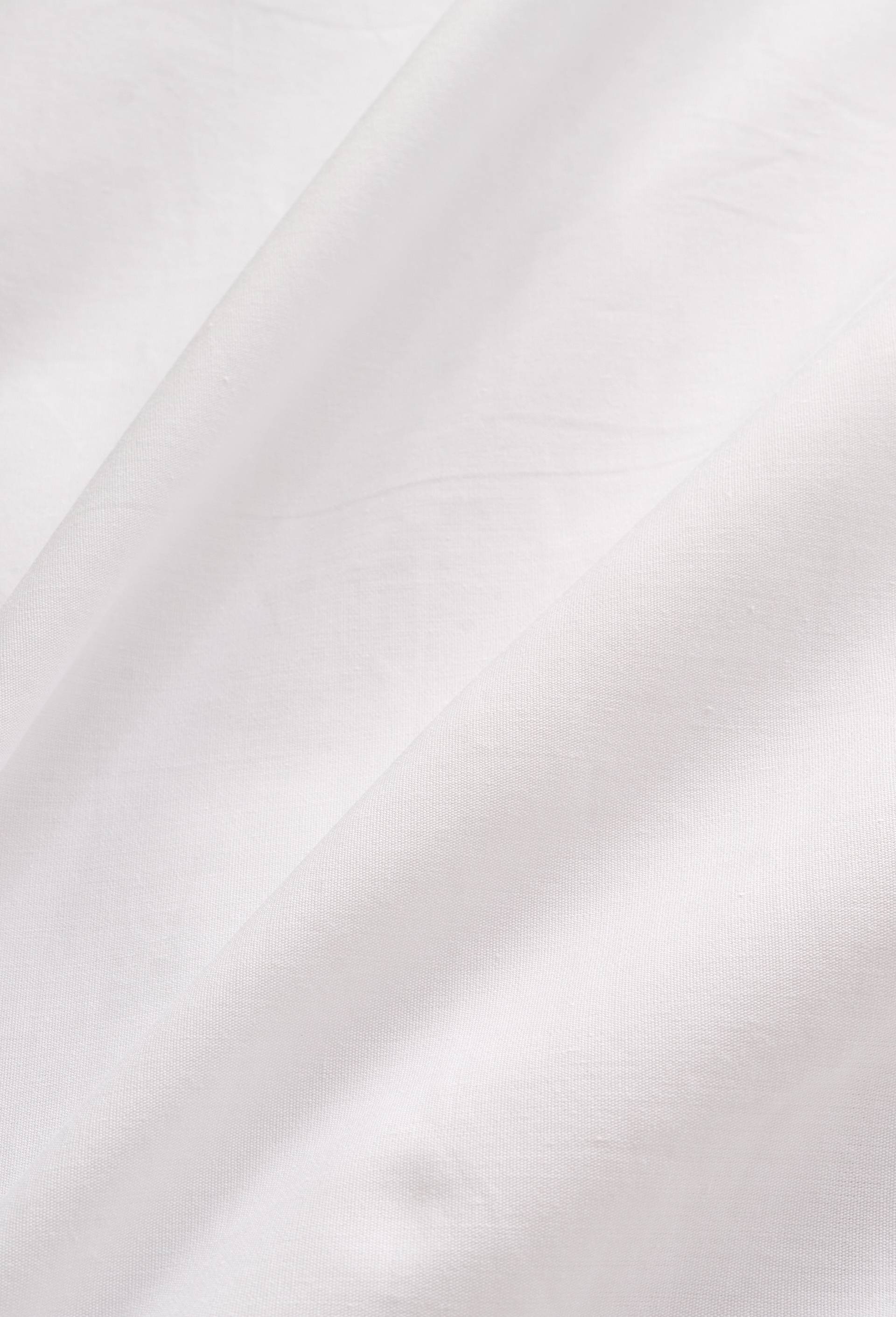 Housse de couette unie, percale de coton, 100% coton bio GOTS, Blanc, large