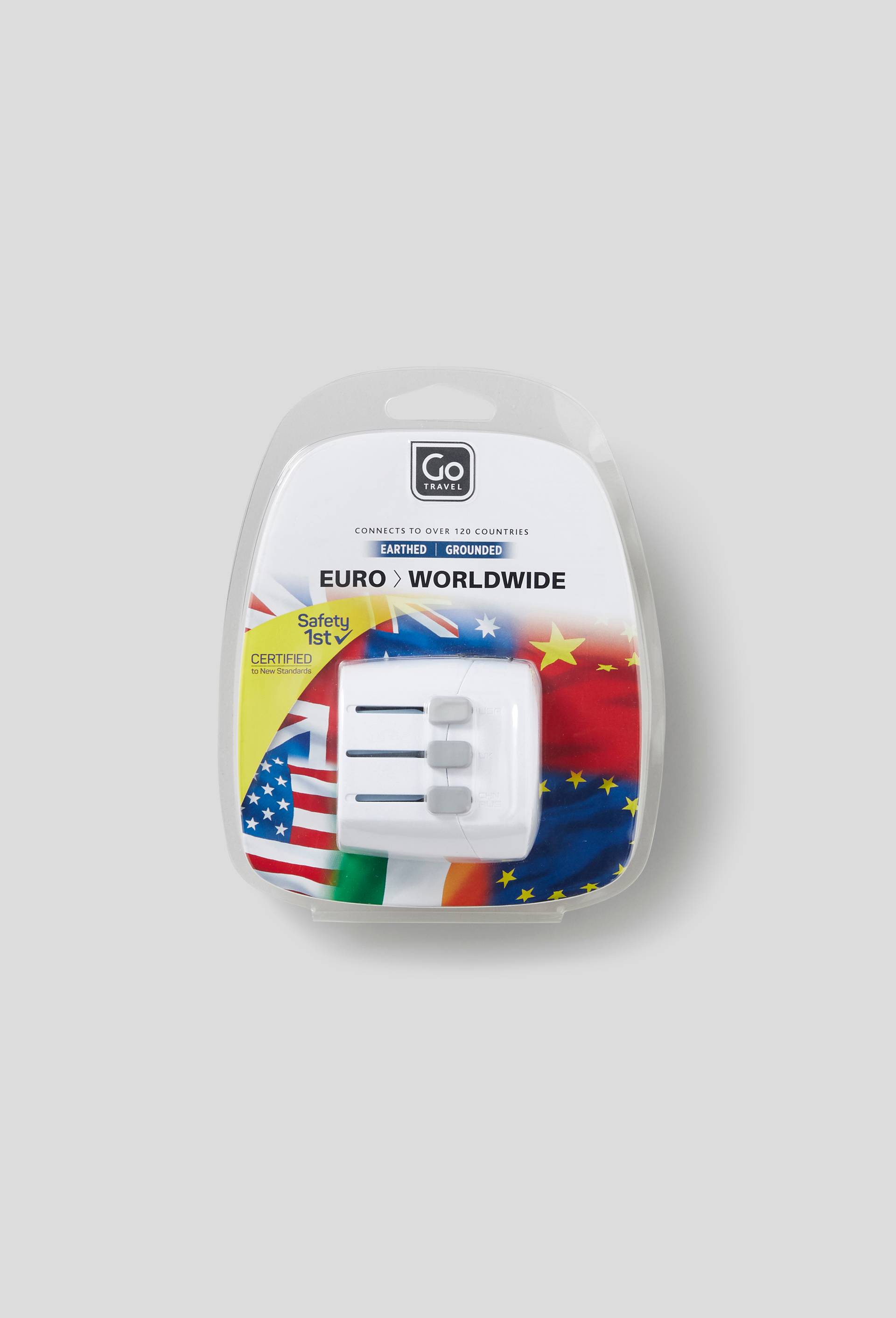 Adaptateur universel EU, Blanc, large image number 0