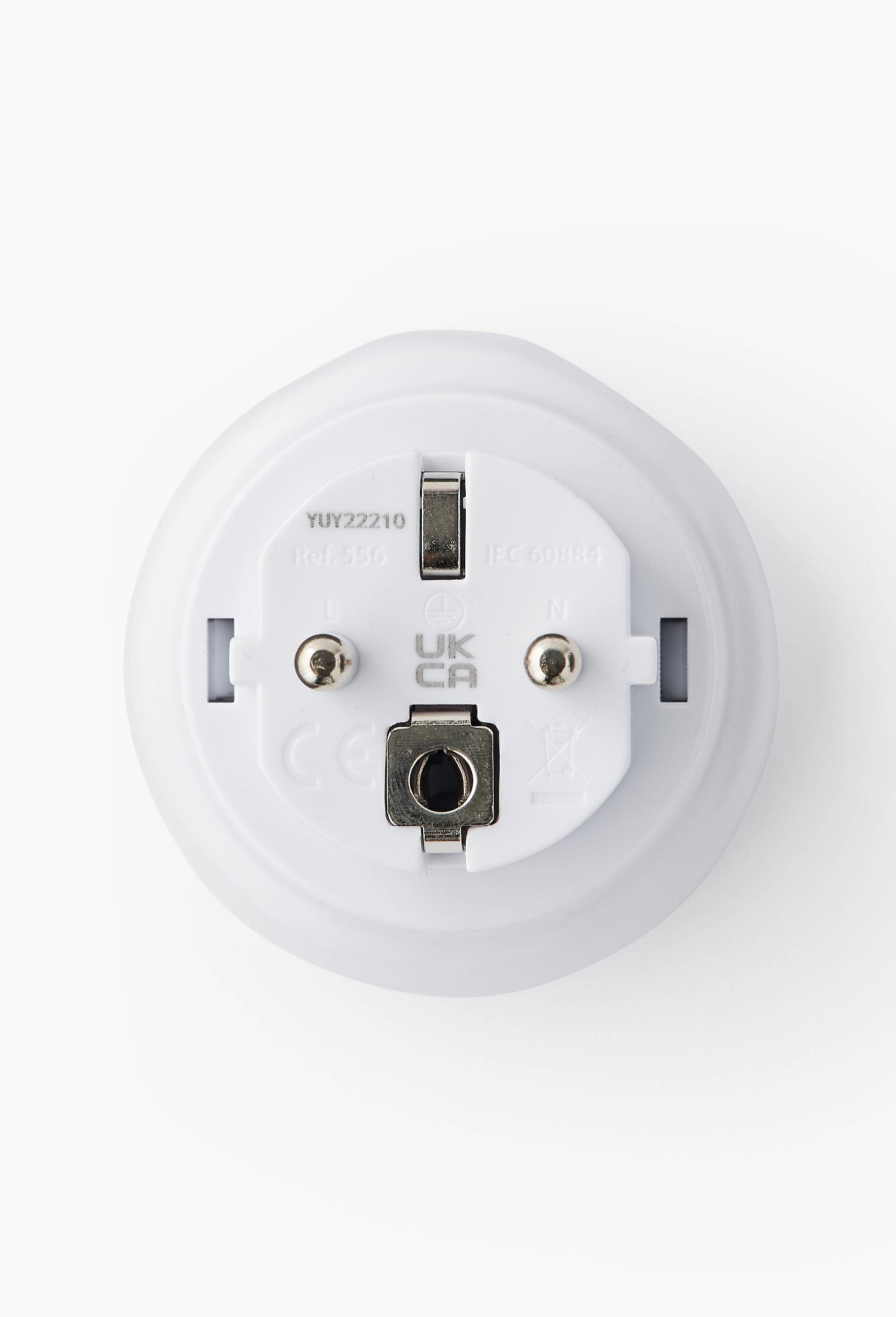 Adaptateur USA > EU, Blanc, large image number 1.0