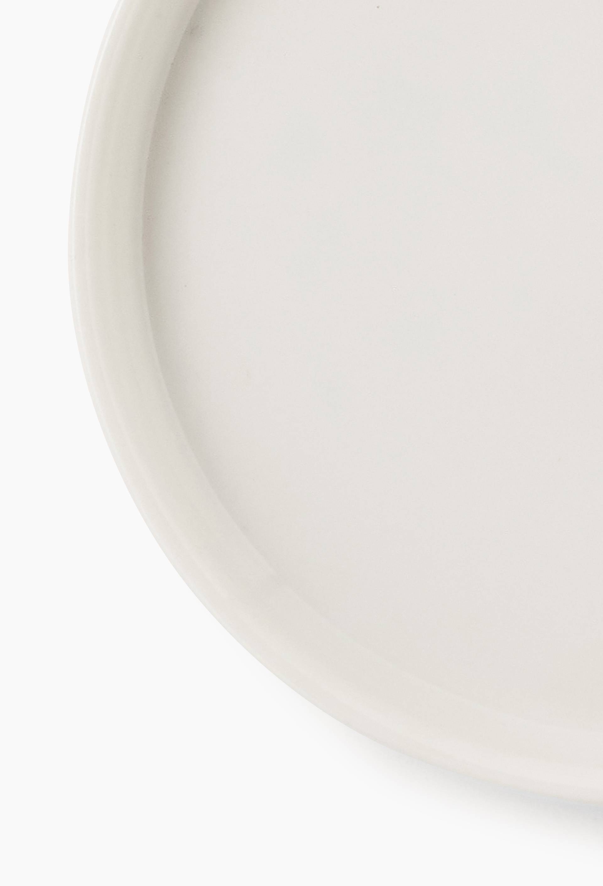 Assiette &agrave; pain rebord, Blanc, large image number 1