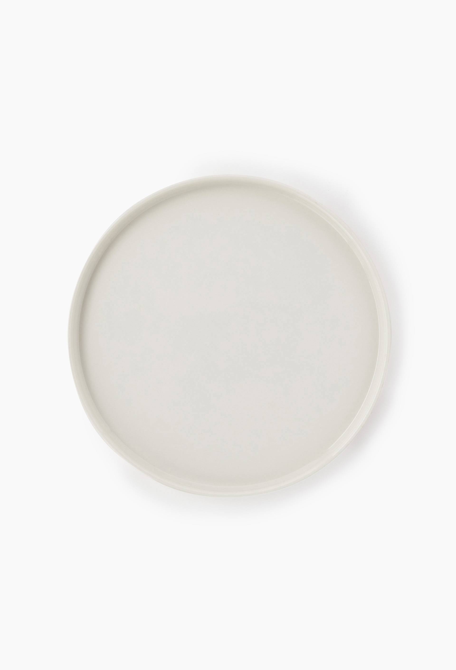 Assiette plate rebord, 25cm, Blanc, large image number 0.0