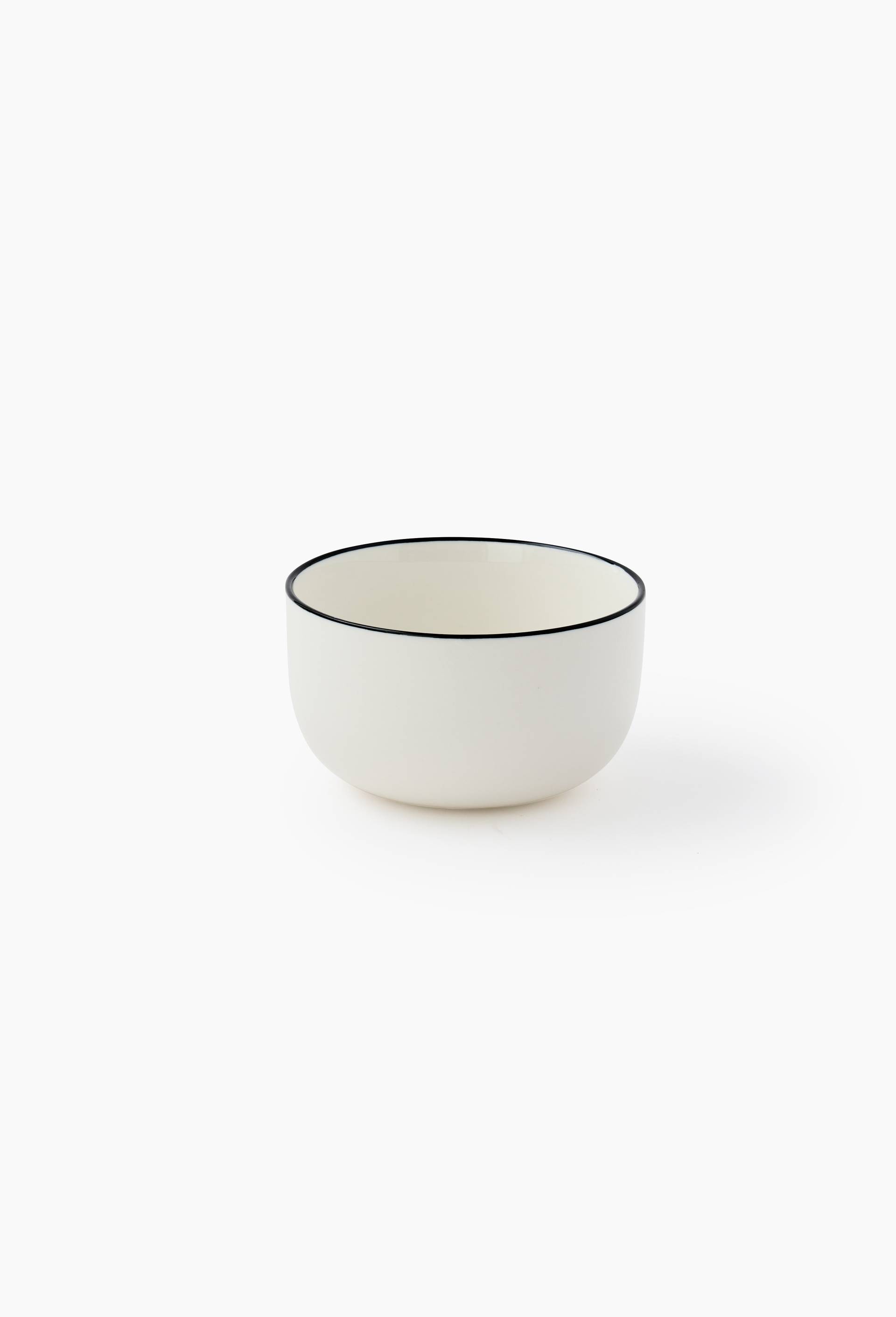 Bol finition liser&eacute;, 12,5cm, Blanc, large image number 0.0