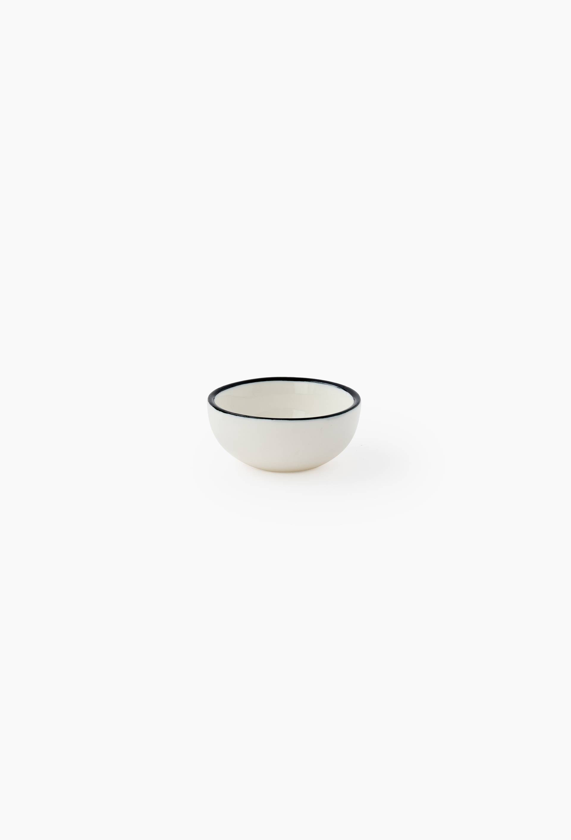 Coupelle finition liseré, 6cm, Blanc, large image number 0