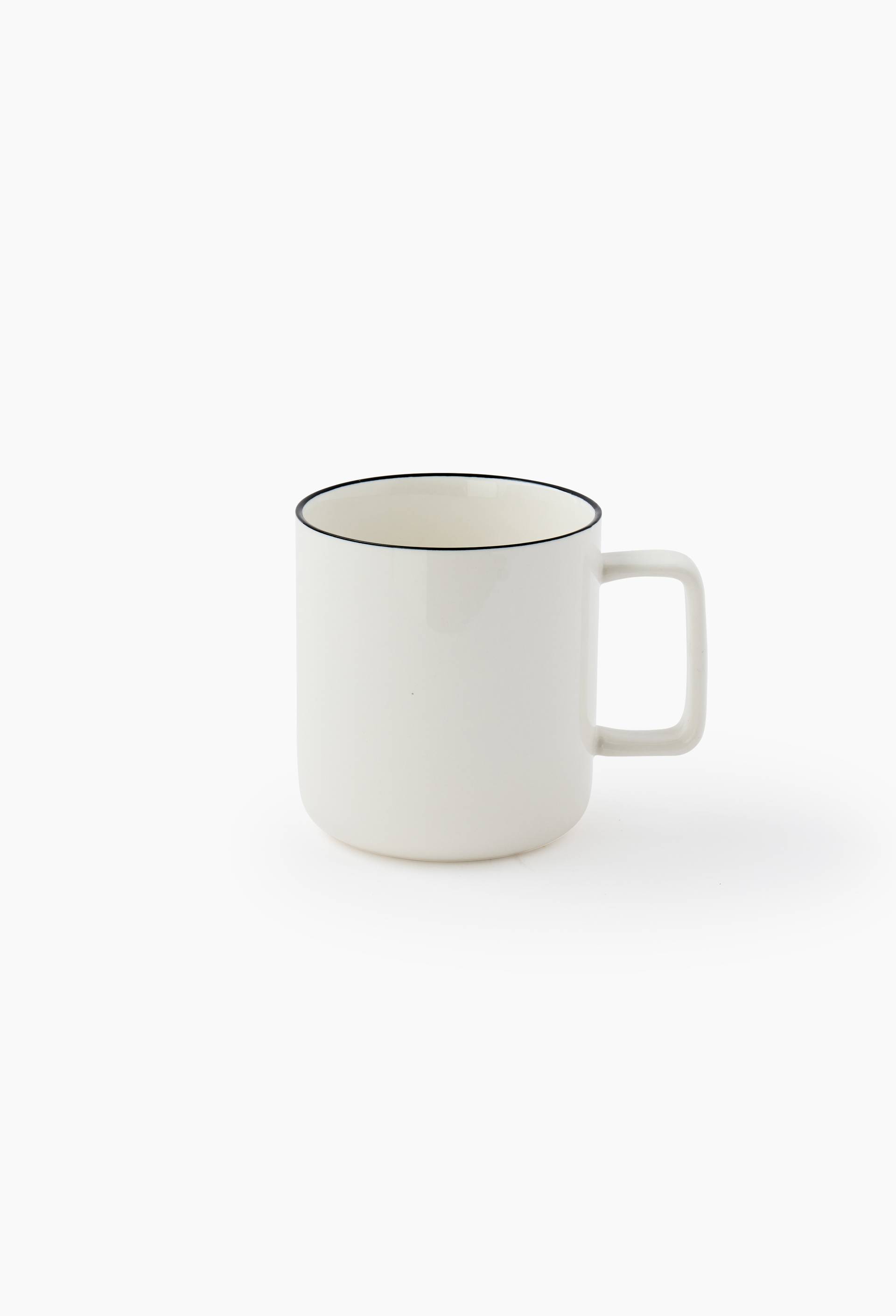 Mug finition liser&eacute;, 60cl, Blanc, large image number 0