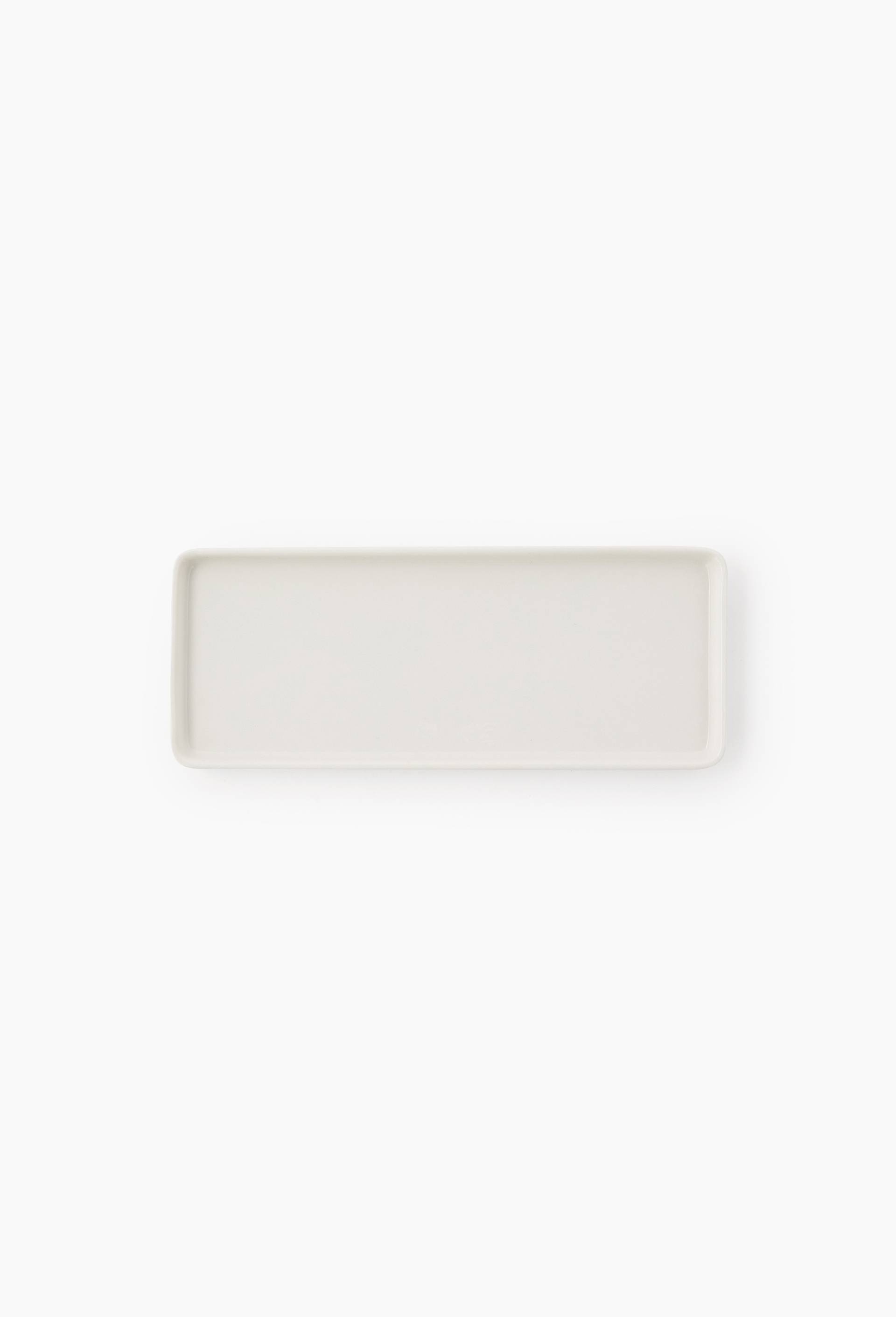 Plat rectangulaire, 25cm, blanc, Blanc, large image number 0.0