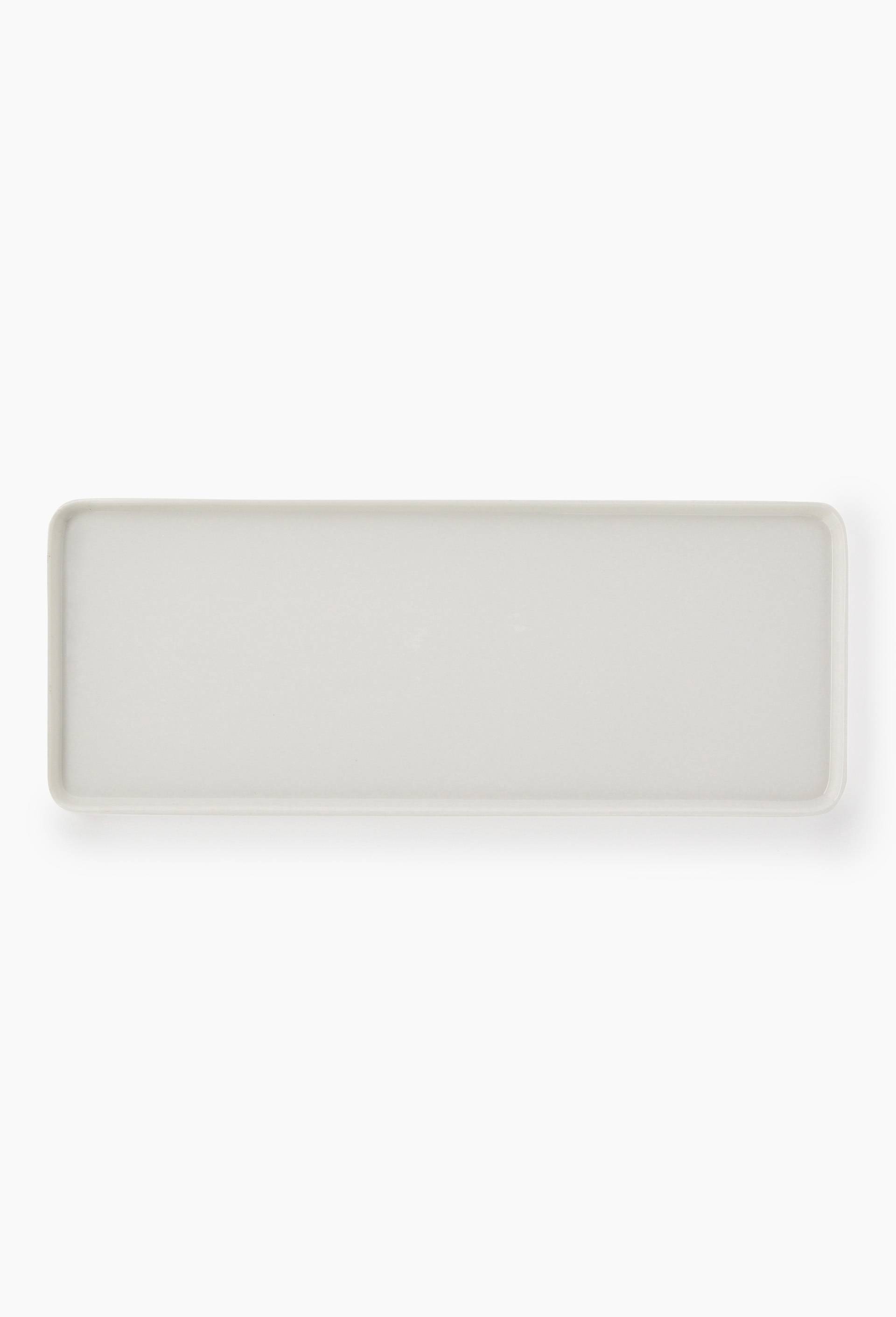 Plat rectangulaire, 38cm, Blanc, large image number 0