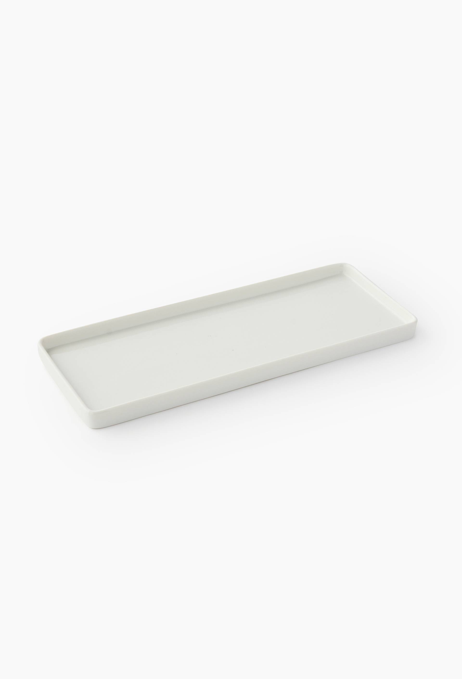 Plat rectangulaire, 30cm, Blanc, large image number 0