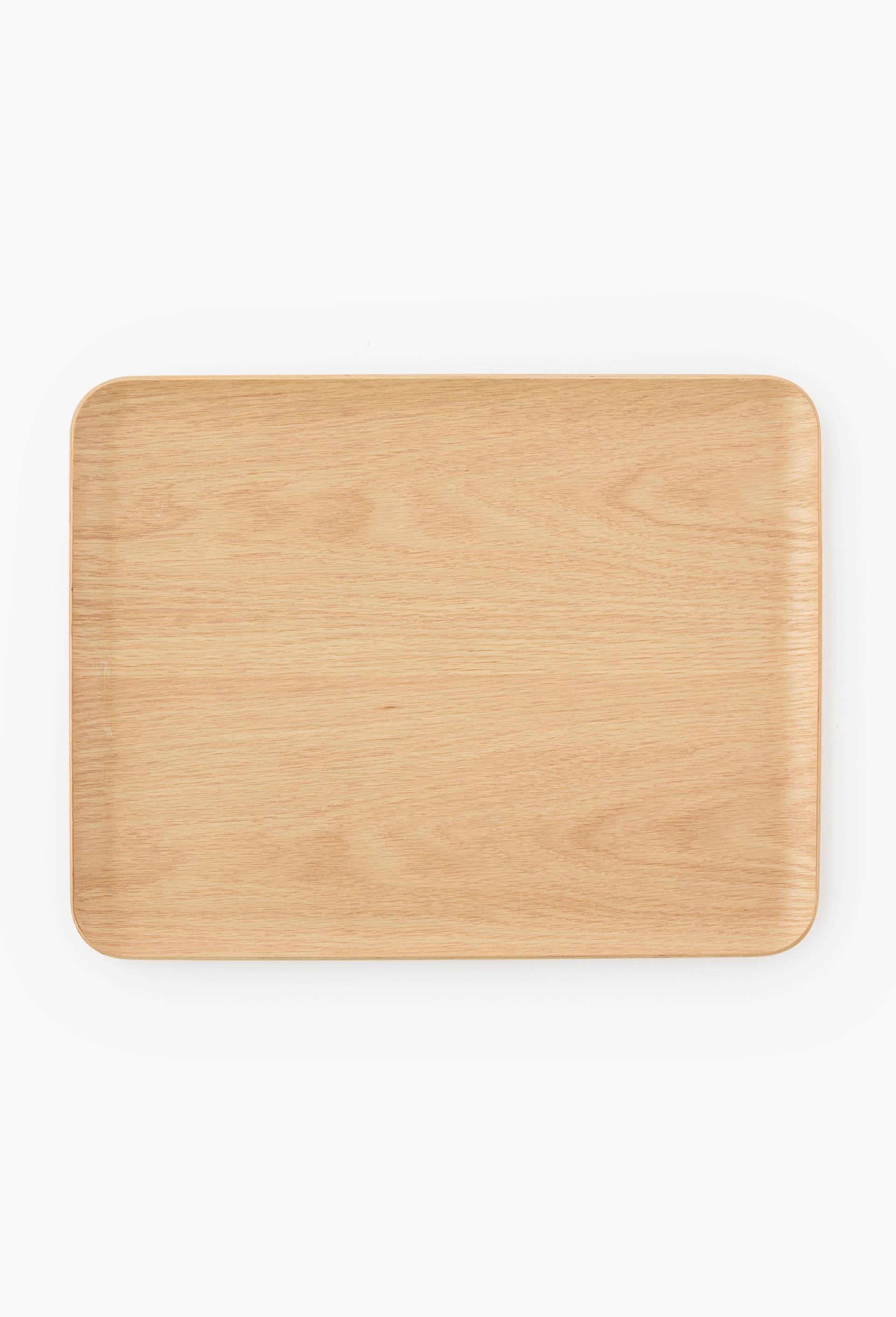 Plateau, 36cm, bois de ch&ecirc;ne, Beige clair, large image number 0