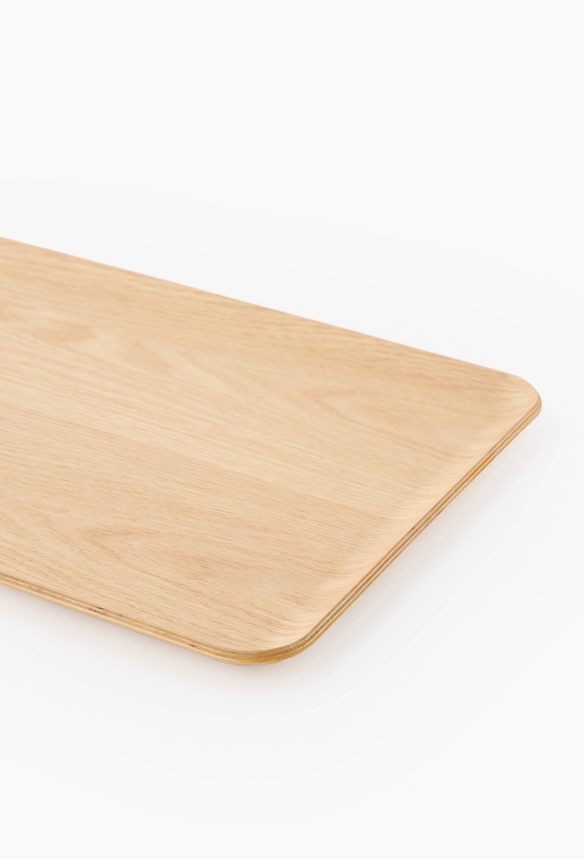 Plateau, 36cm, bois de ch&ecirc;ne, Beige clair, large image number 1