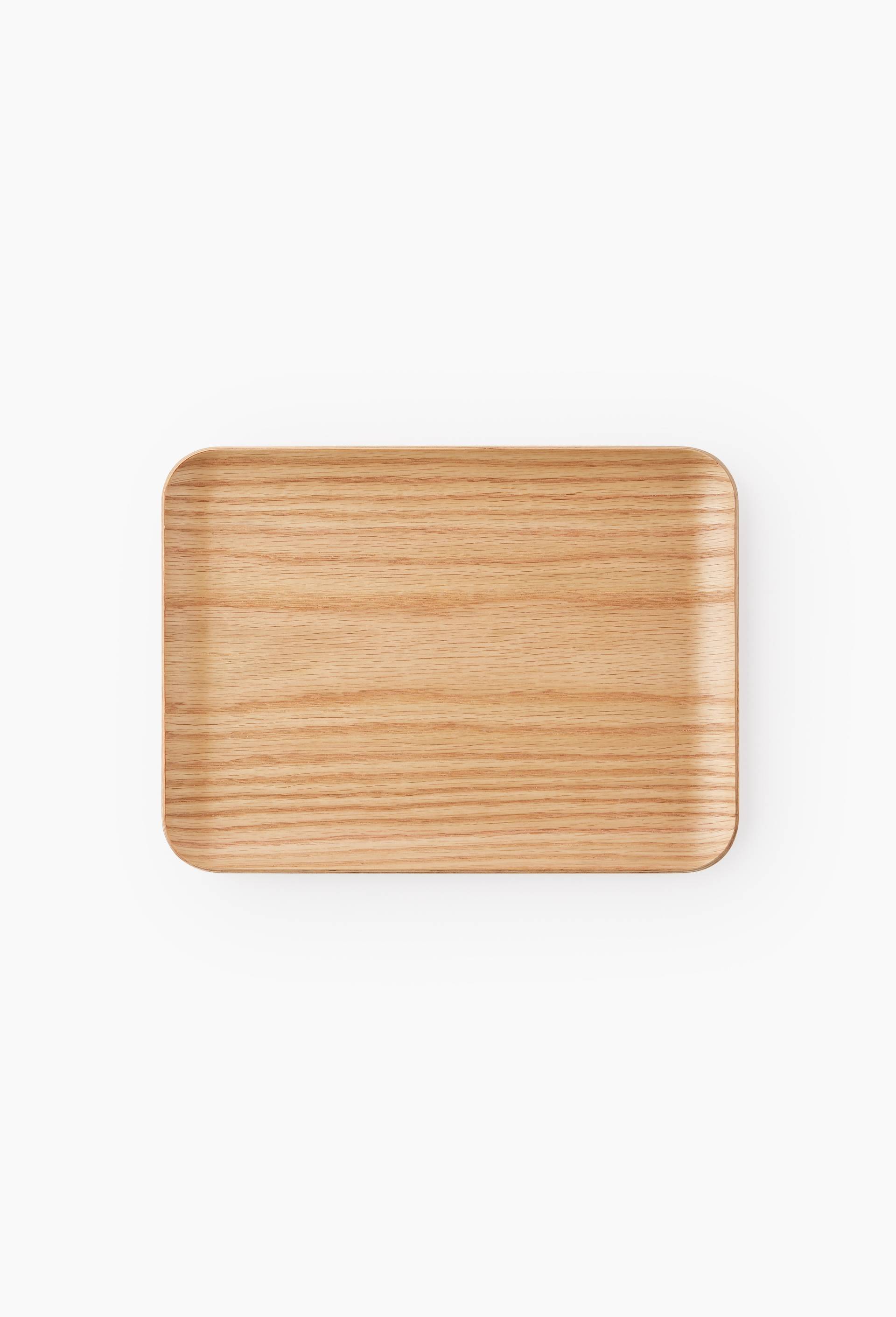 Plateau, 27cm, bois de ch&ecirc;ne, Beige clair, large image number 0