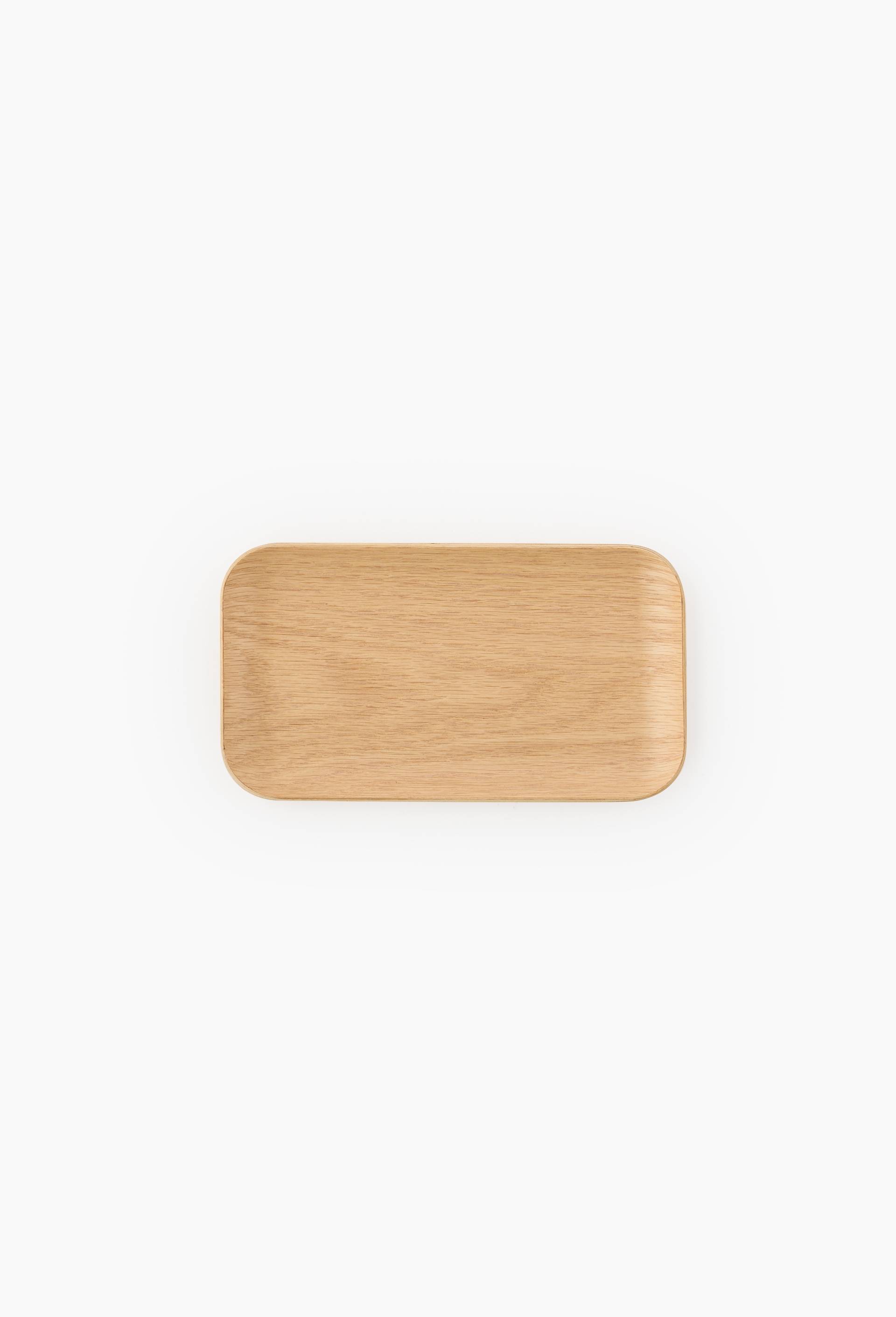 Plateau, 22cm, bois de ch&ecirc;ne, Beige clair, large image number 0