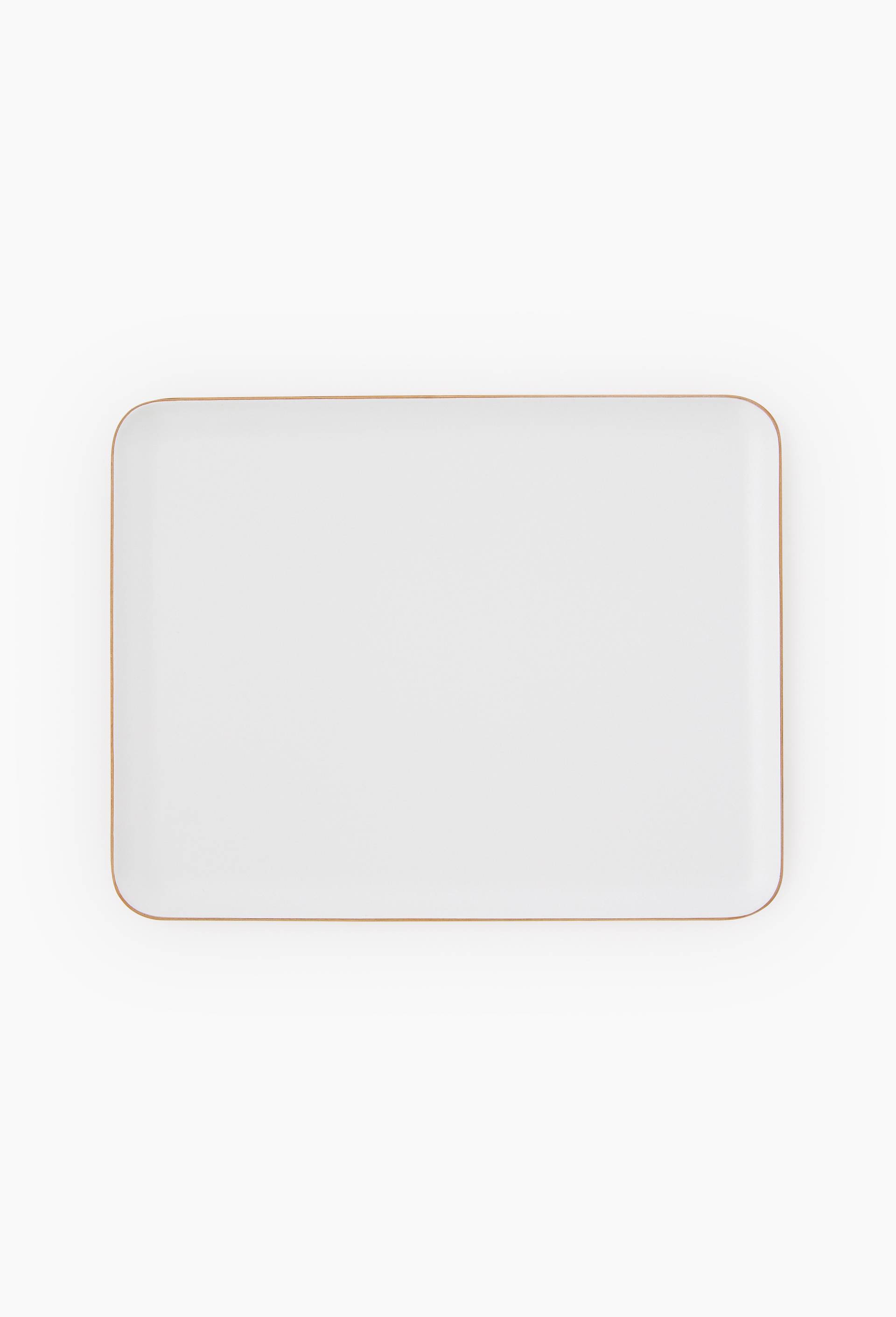 Plateau, 36x28cm, Blanc, large image number 0