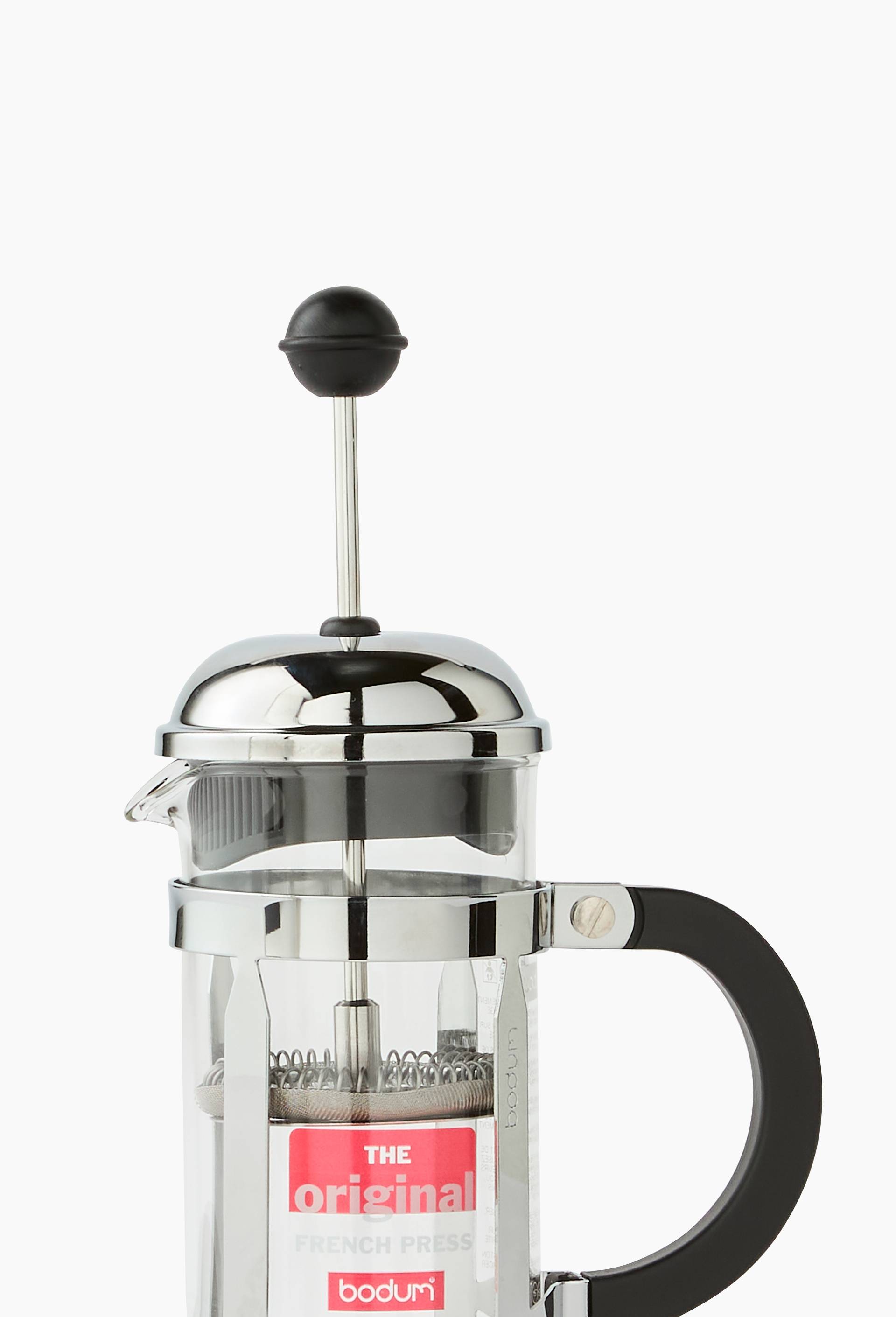 Cafeti&egrave;re manuelle &agrave; piston 3 tasses, gamme Chambord, Argent, large image number 1
