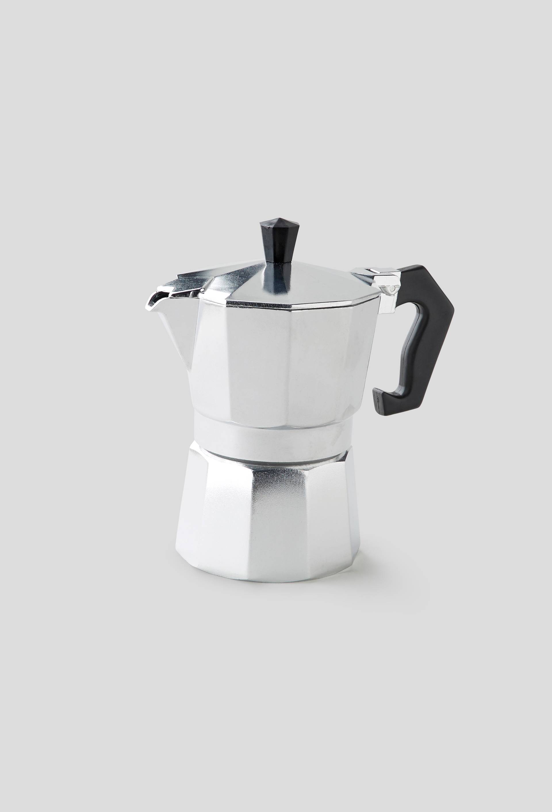 Cafeti&egrave;re manuelle 3 tasses, gamme Morosina, Argent, large image number 0