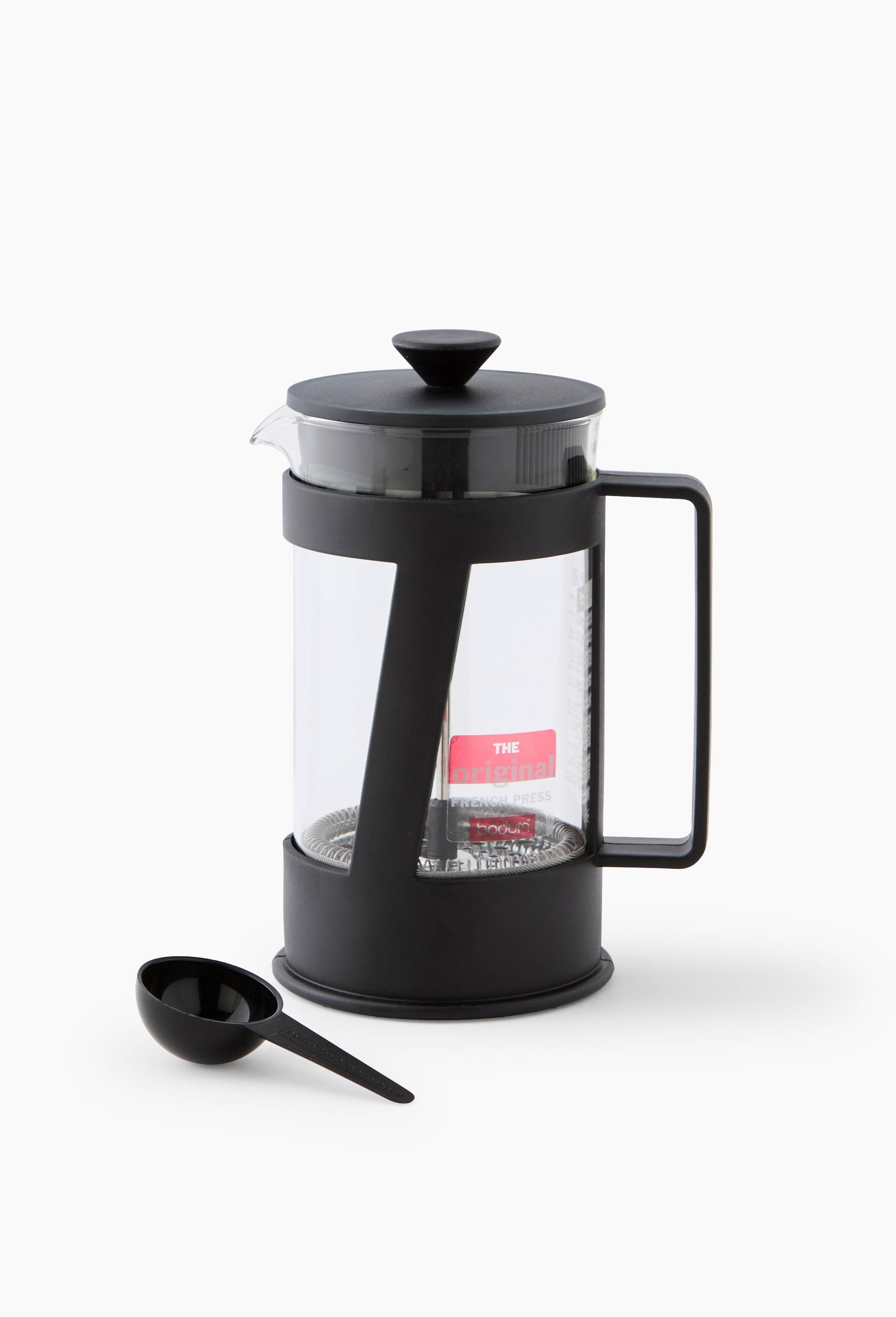 Cafeti&egrave;re manuelle &agrave; piston 8 tasses, gamme Crema, Noir, large image number 0