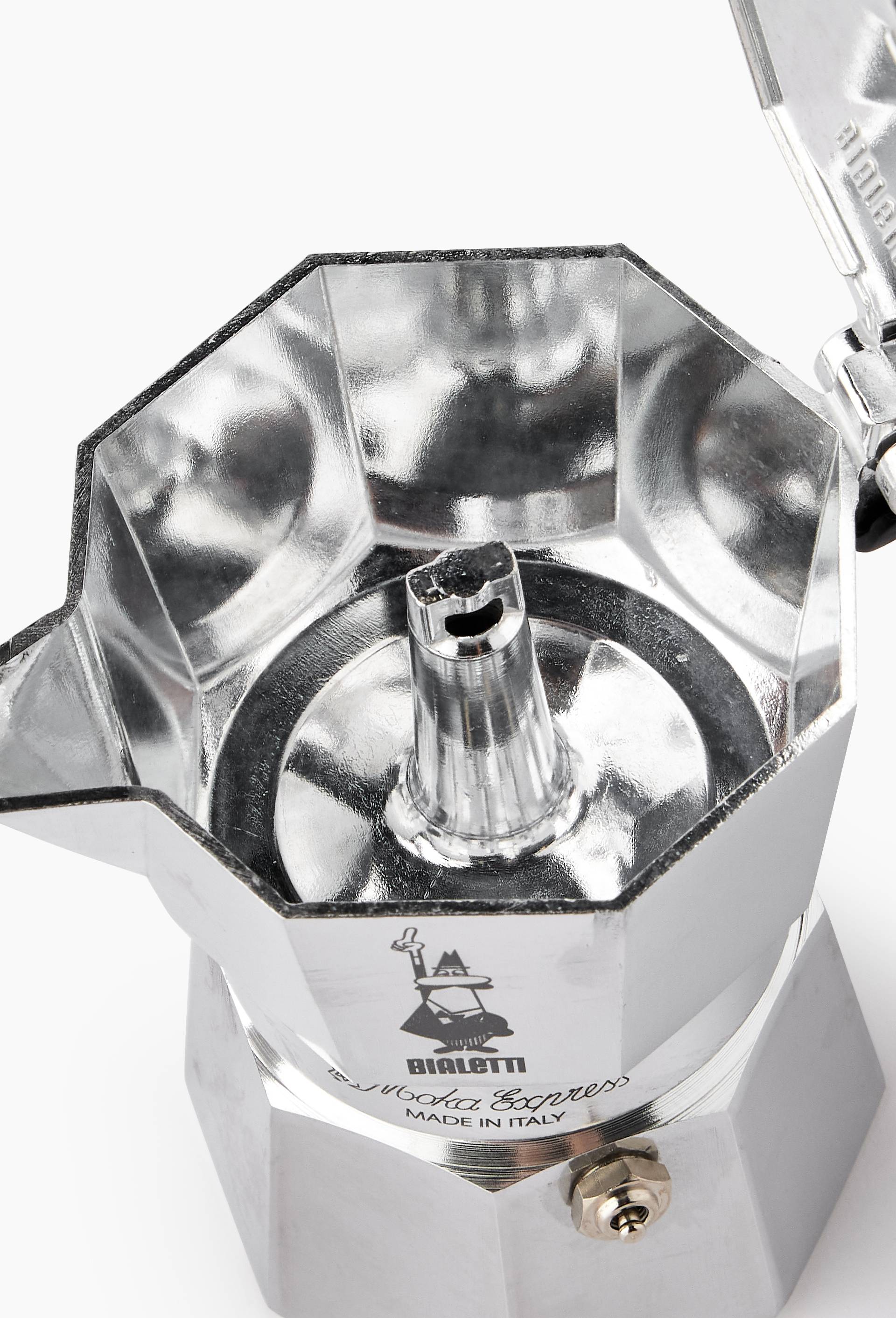 Cafeti&egrave;re manuelle 3 tasses, gamme Moka express, Argent, large image number 1