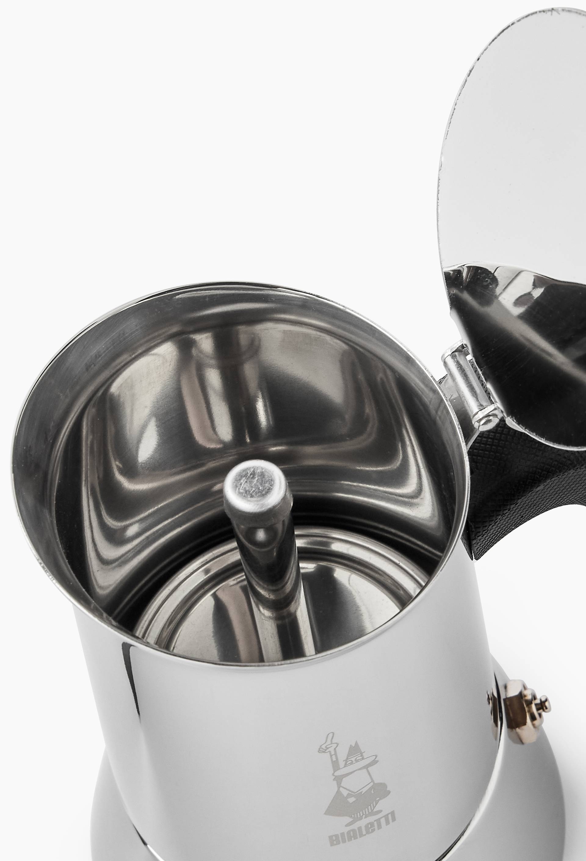 Cafeti&egrave;re manuelle 4 tasses, gamme Venus, Argent, large image number 1