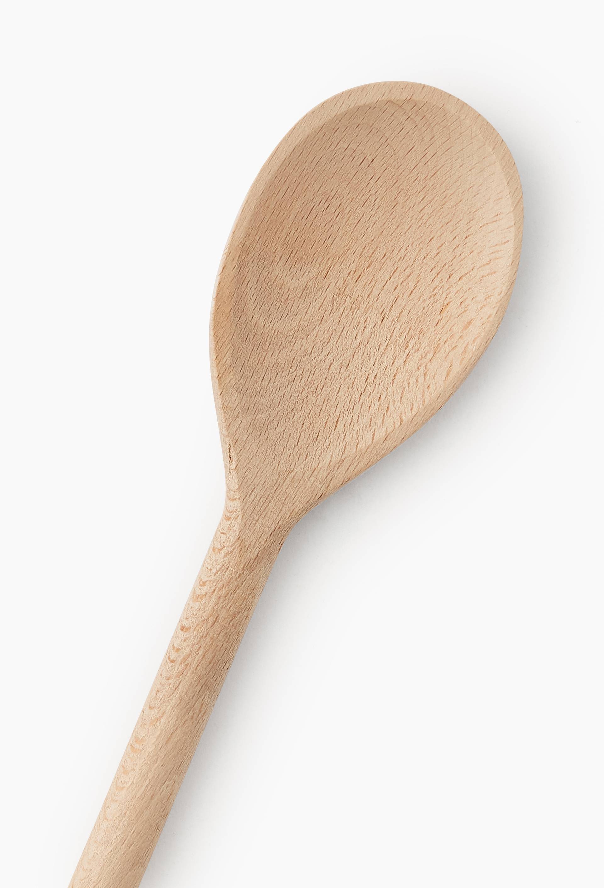 Cuill&egrave;re, manche en bois de h&ecirc;tre, Beige clair, large image number 1