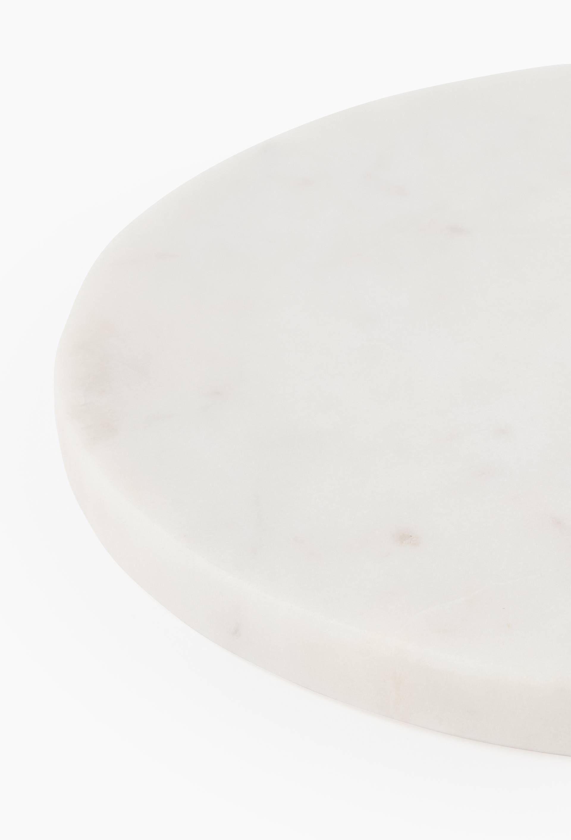 Dessous de plat marbre, 22cm, Blanc, large image number 1