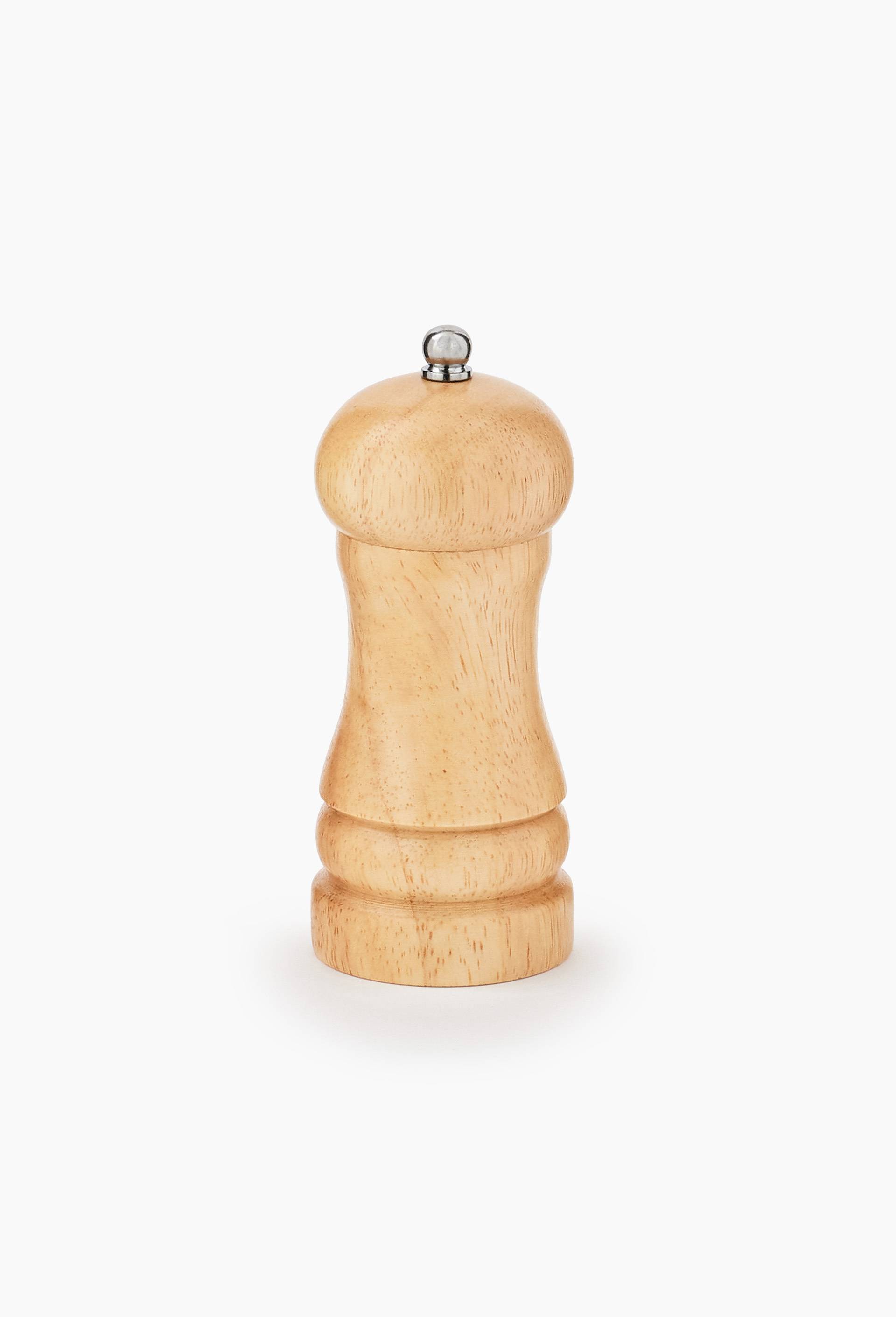 Moulin &agrave; poivre, 13cm, bois de h&ecirc;tre, Beige clair, large image number 0