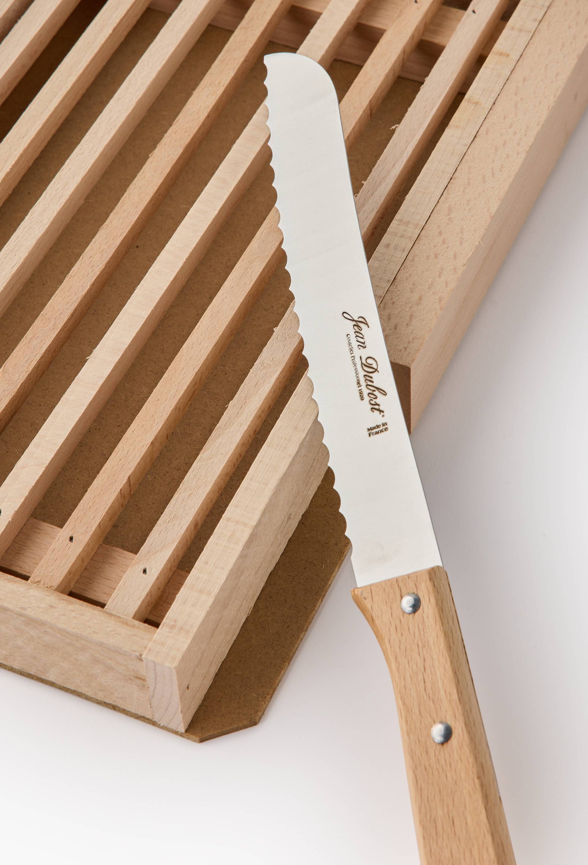 Planche à pain avec couteau à pain BEIGE CLAIR JEAN DUBOST