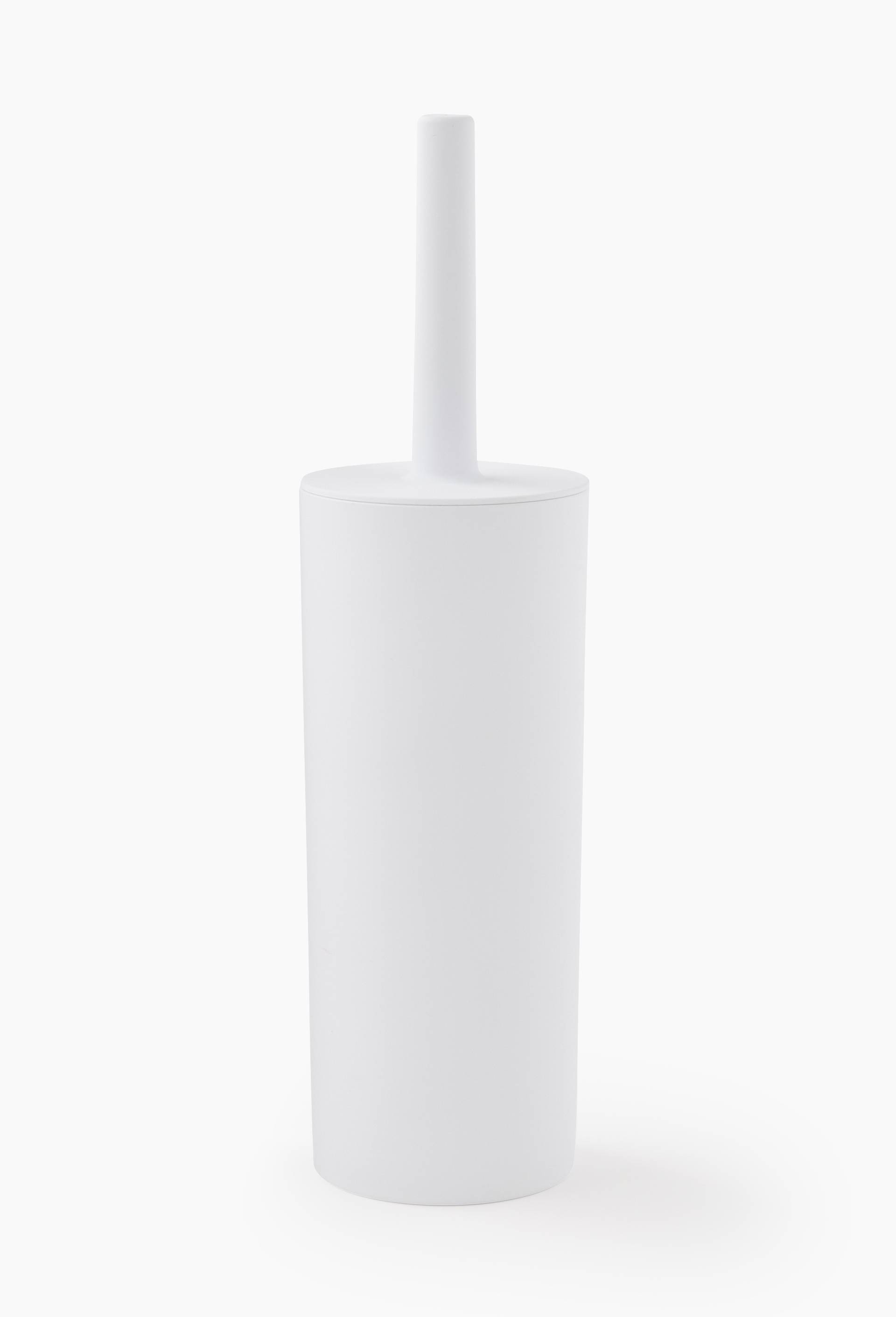Porte-balai de toilette, 37x10cm, soft touch, Blanc, large image number 0