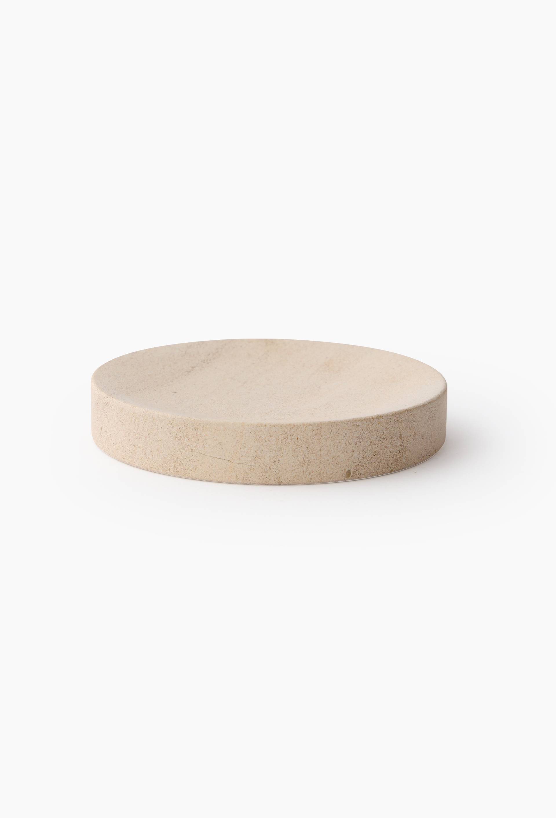 Porte savon,13.4x7.5&times;20cm, en marbre, Brun clair, large image number 0