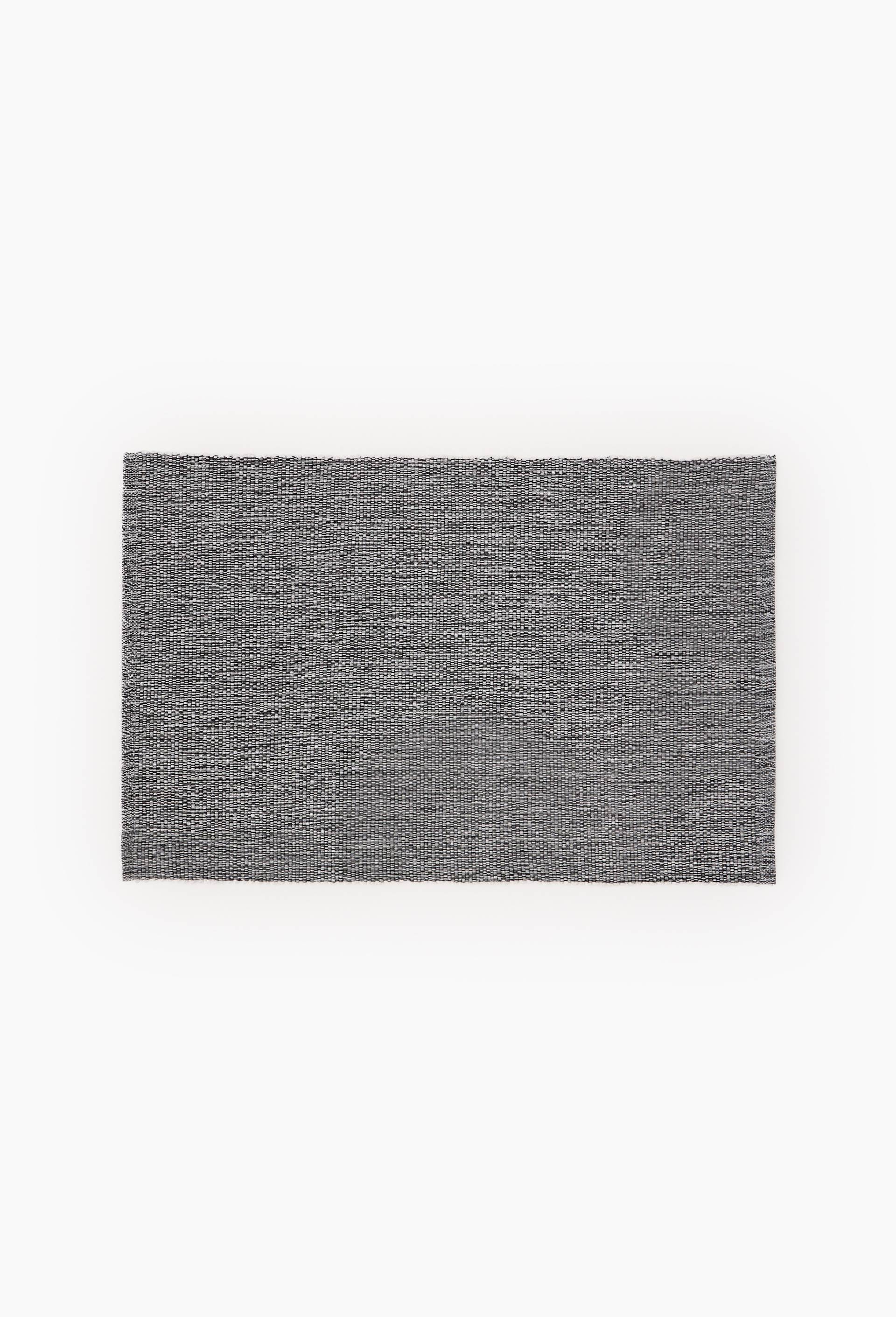 Tapis de salle de bain en coton, Noir, large image number 0