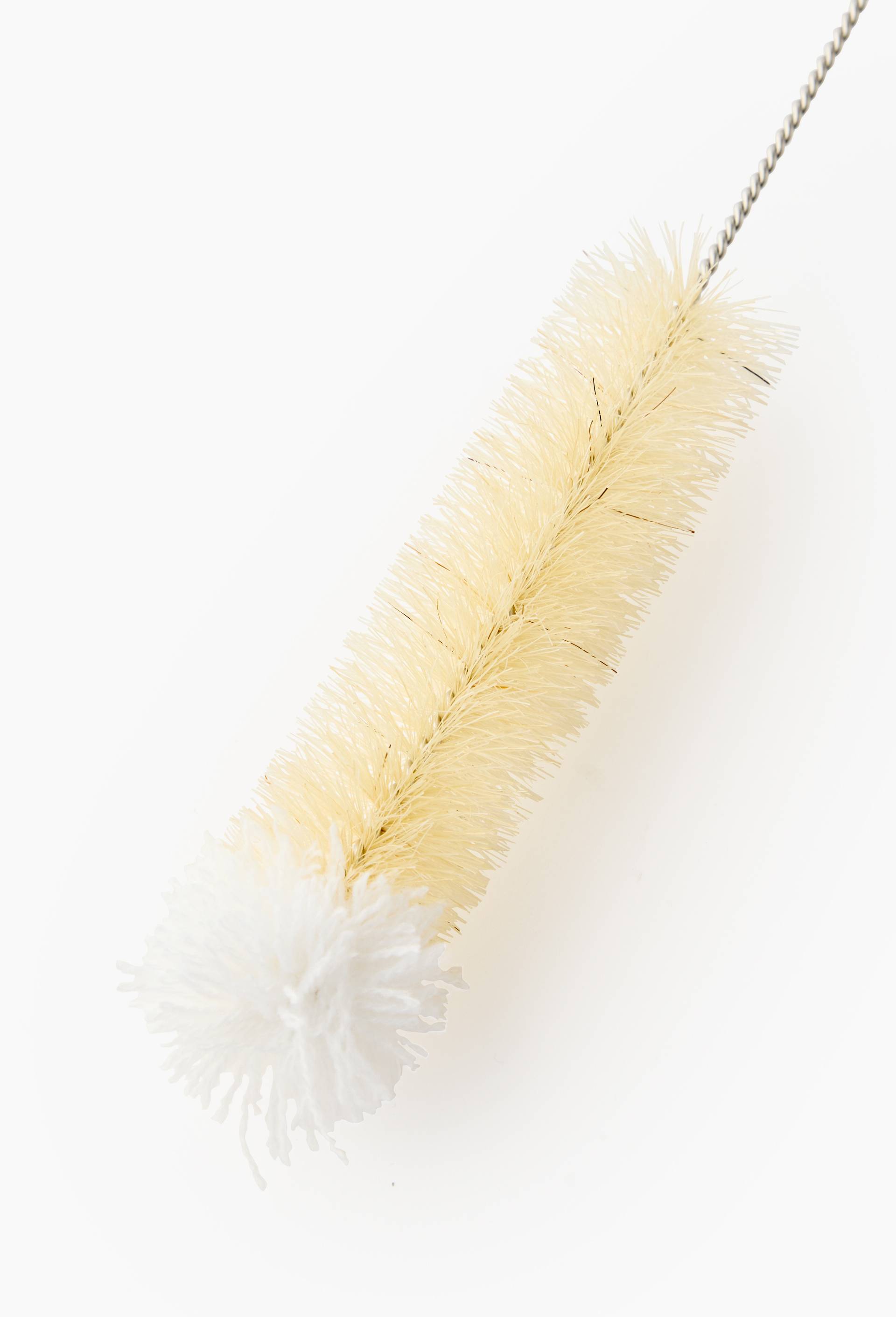 Set de 3 goupillons, 27cm, en laine, Blanc, large image number 1