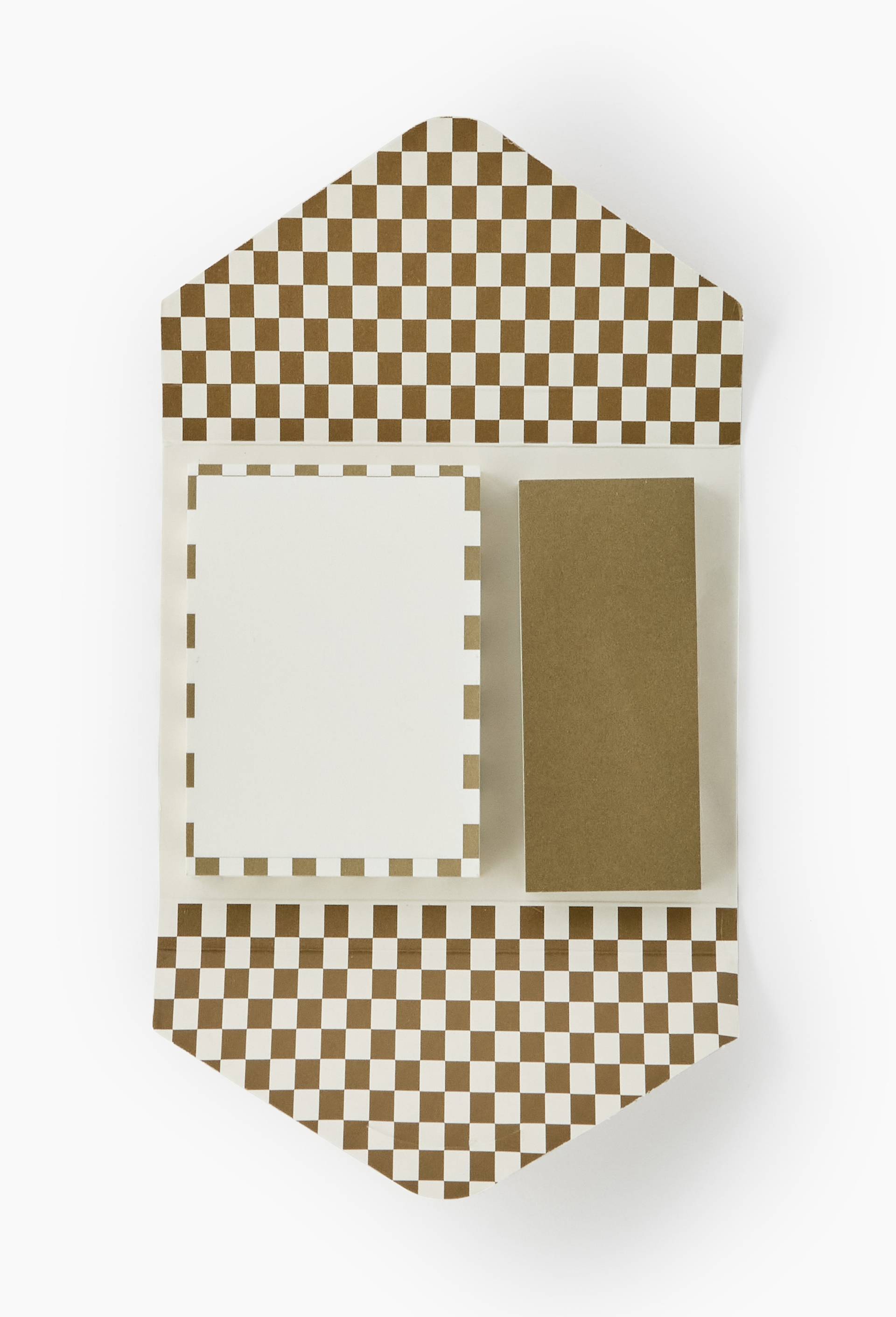 Bloc notes enveloppe, Vert fonc&eacute;, large image number 1